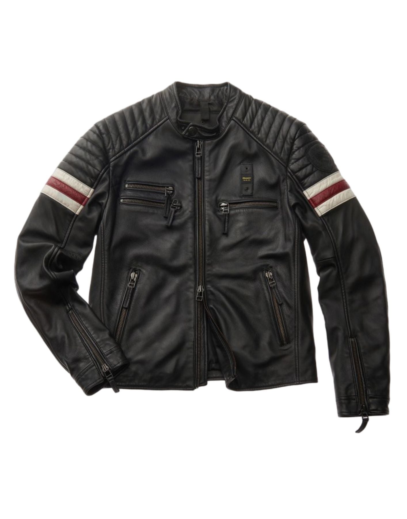 Leather jacket man 24WBLUL01381 999 Blauer