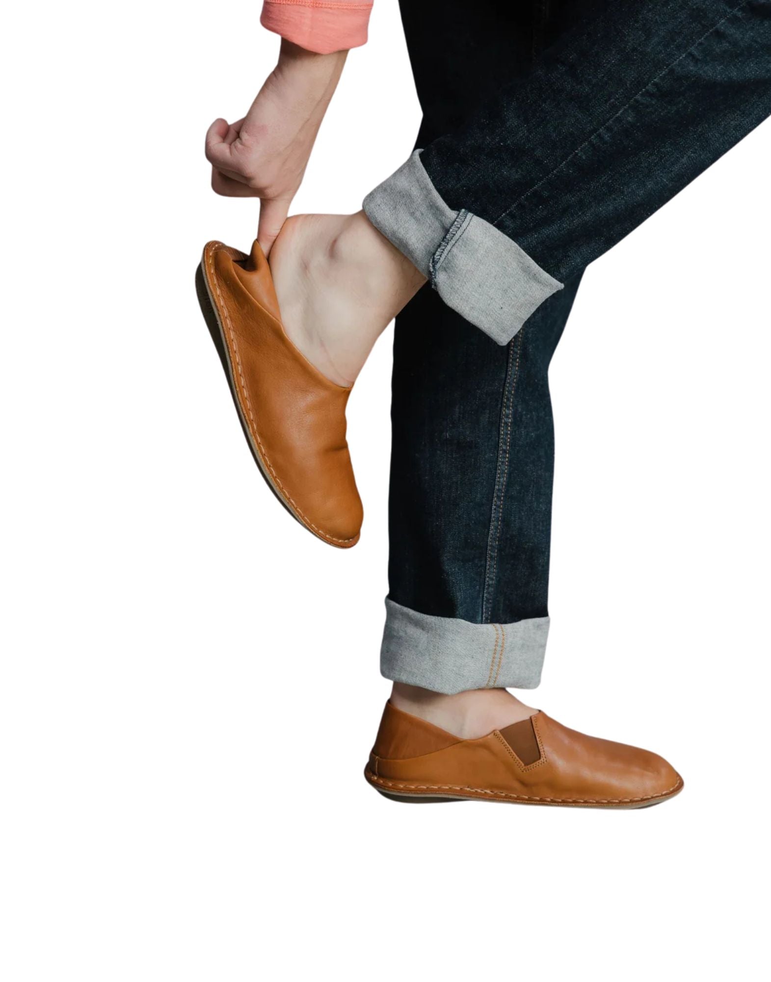 VIBAE Zuma Leather Cognac Brown Unisex Leather Shoes ZUMALCBG-43 COGNAC B