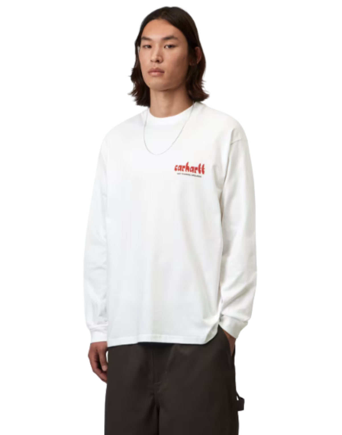 L/S Framework T-Shirt White