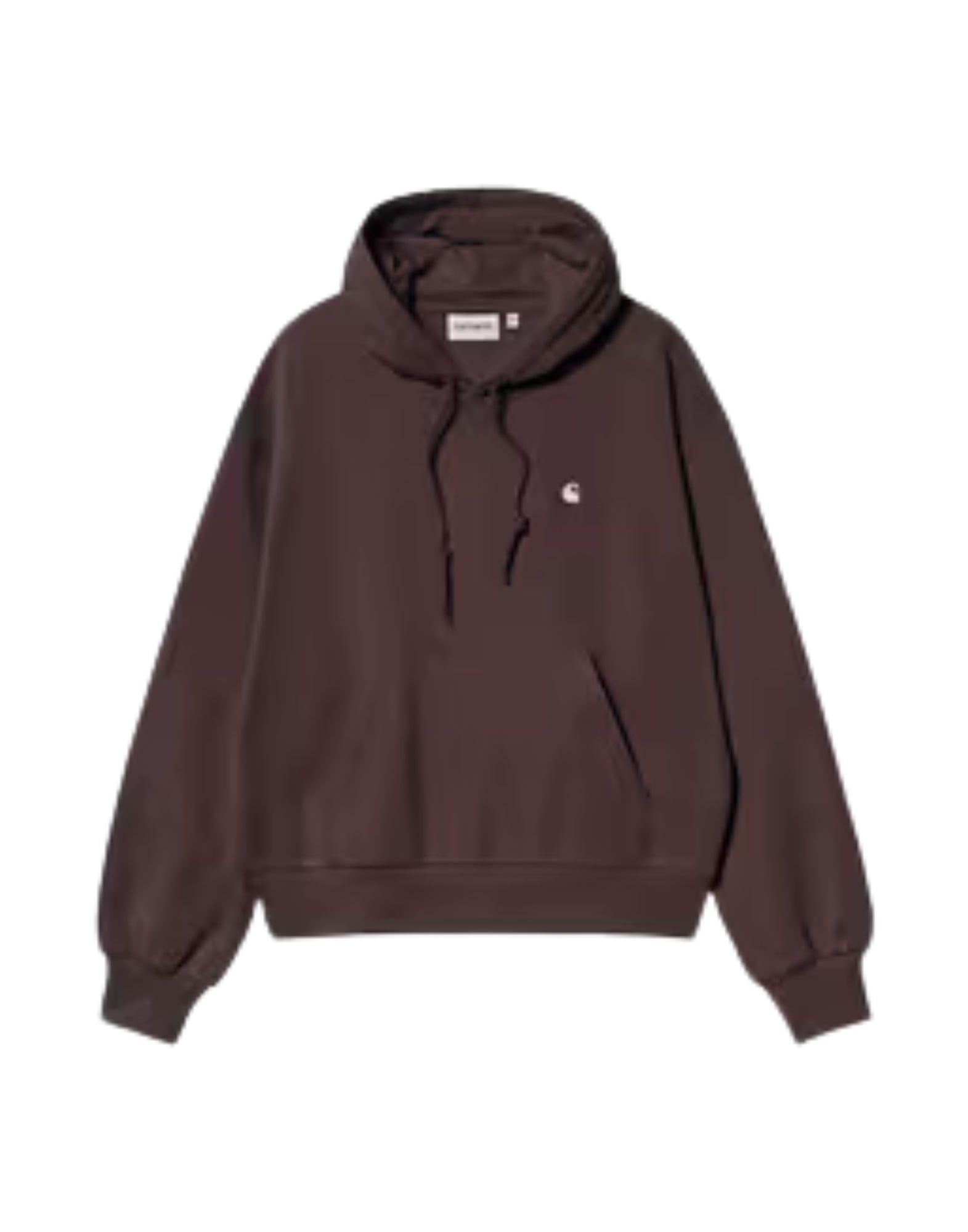 Sudadera con capucha «Casey» de W' en color palisandro / plateado