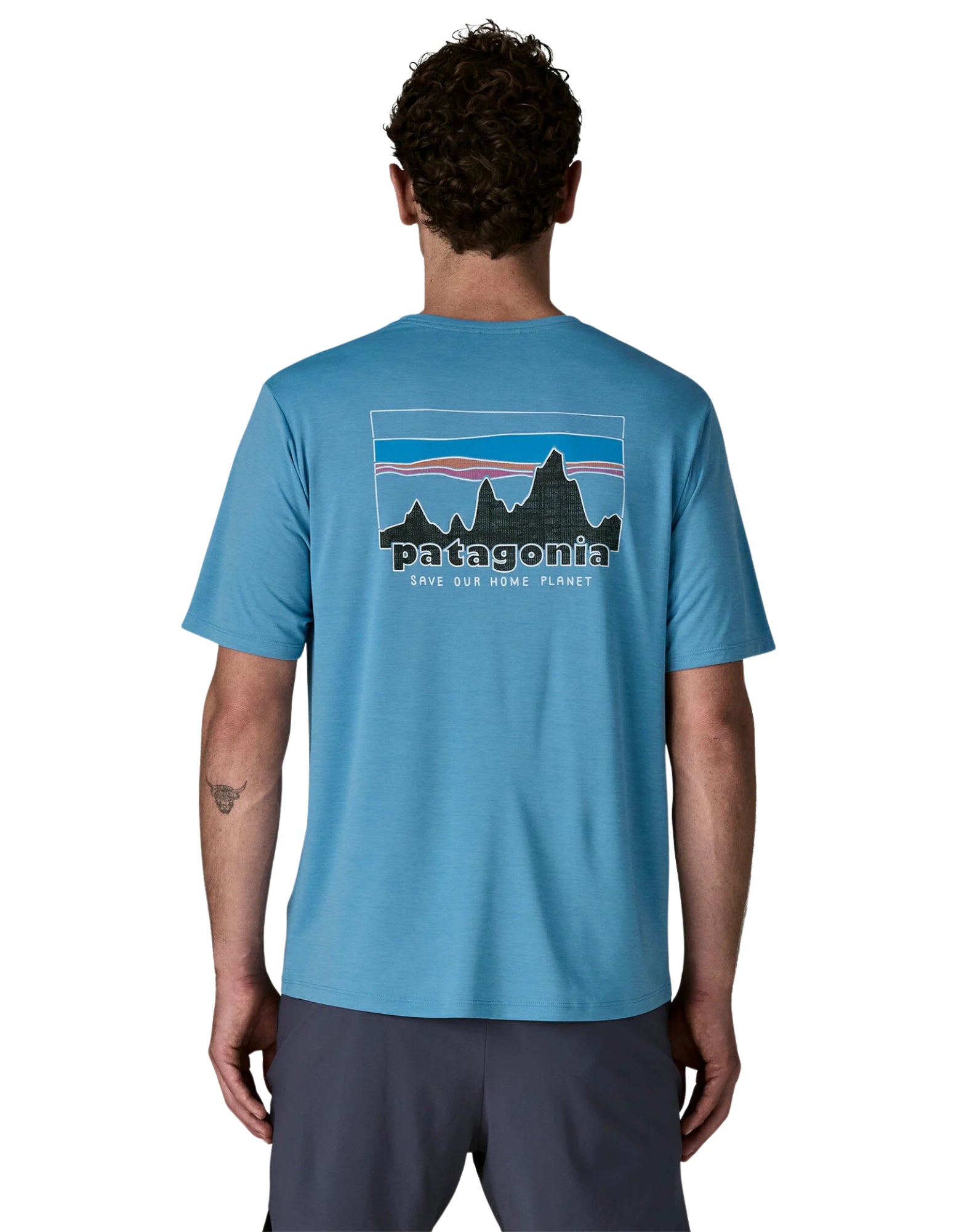 Patagonia Capilene Cool Daily Shirt 73 Skyline Sky Blue Men’s 45478 SHRX