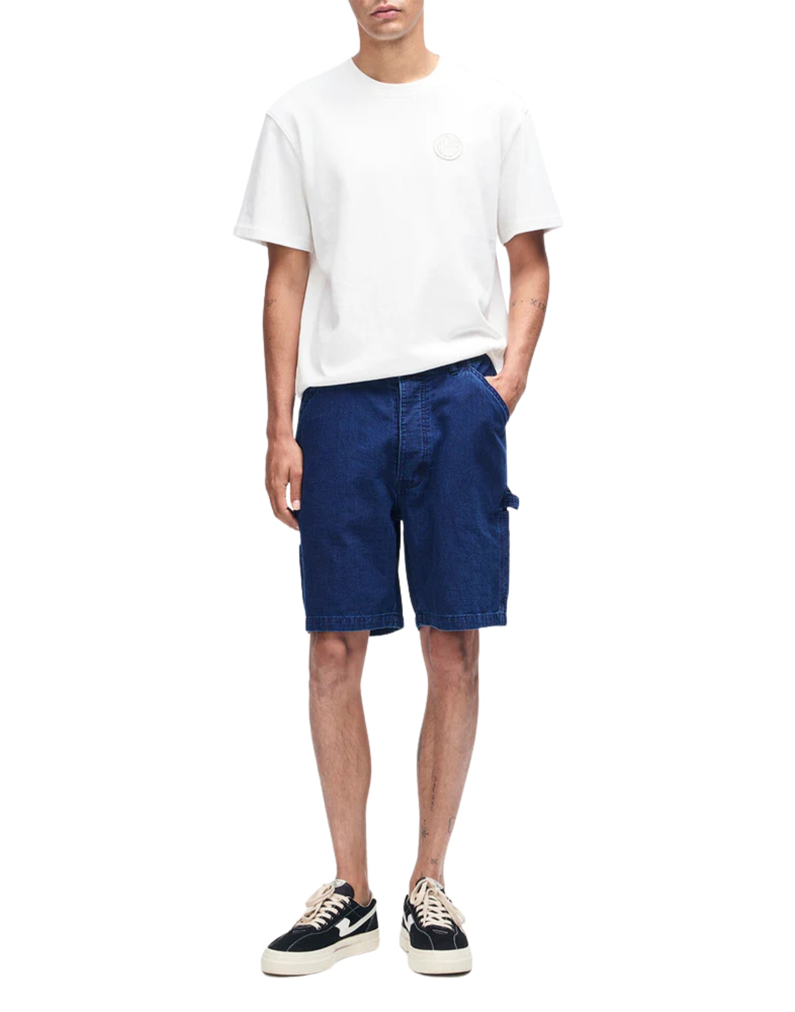 Deus Ex Machina Big Fella Chambray Short Cotton Indigo Men’s D261MWK102 INDIGO