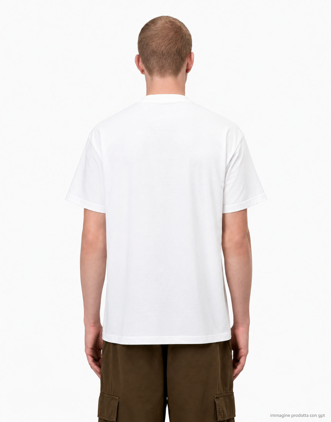 White Cheese Toast T-Shirt Organic Cotton Single Jersey