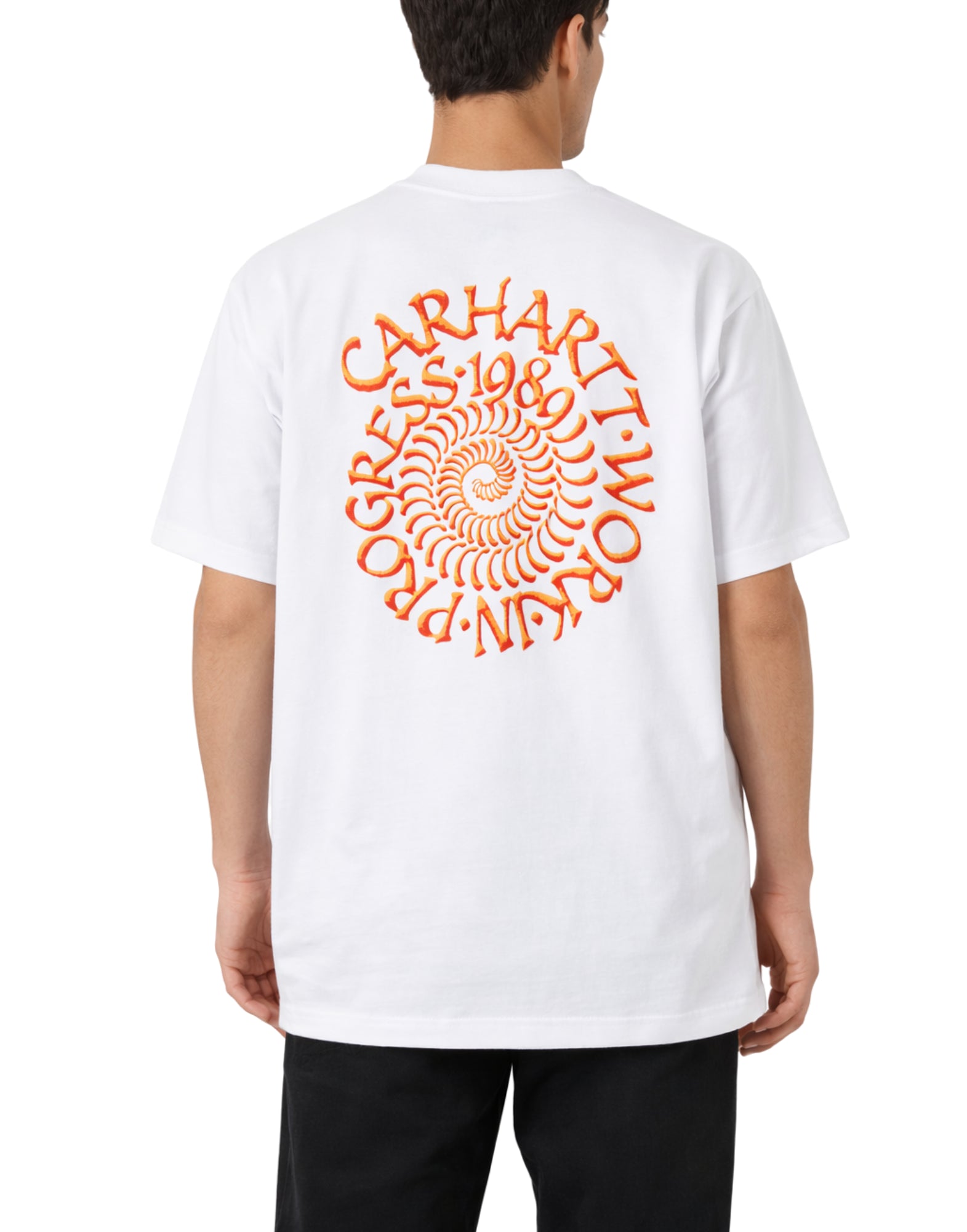 Carhartt WIP S/S Spirals T-Shirt Organic Cotton White Men’s I036264 02XX03