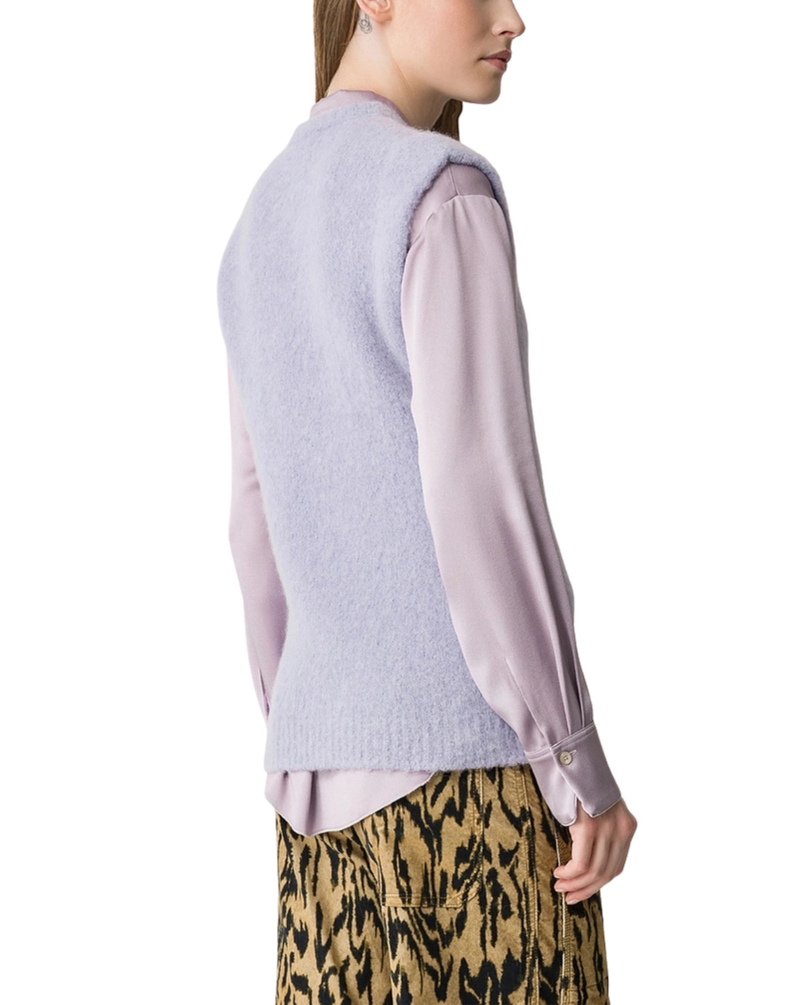 14449 MON TRICOT LILLA - Maglieria - FORTE_FORTE