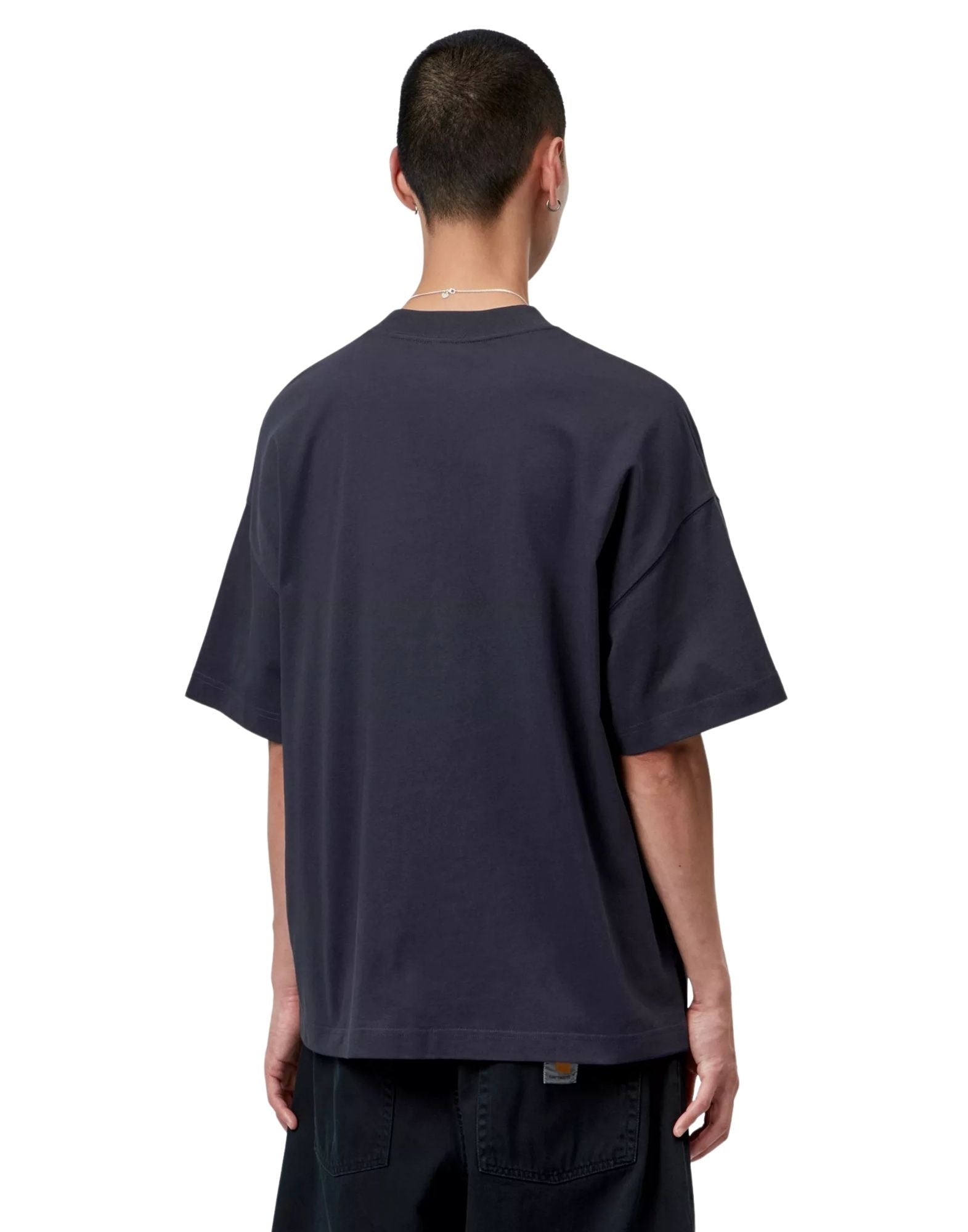 T-shirt « S/S Chapter Script » bleu marine foncé / blanc