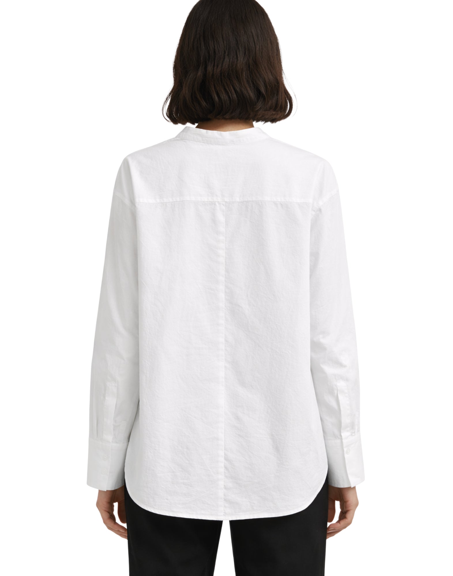 Pomandère Women’s White Cotton Shirt Made in Italy 9494 11633 100