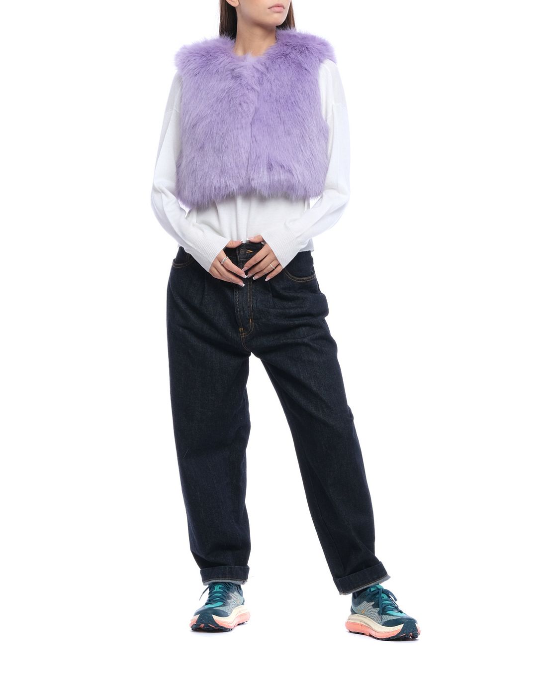 Vest woman M650FO B0072 LILAC ALABAMA MUSE