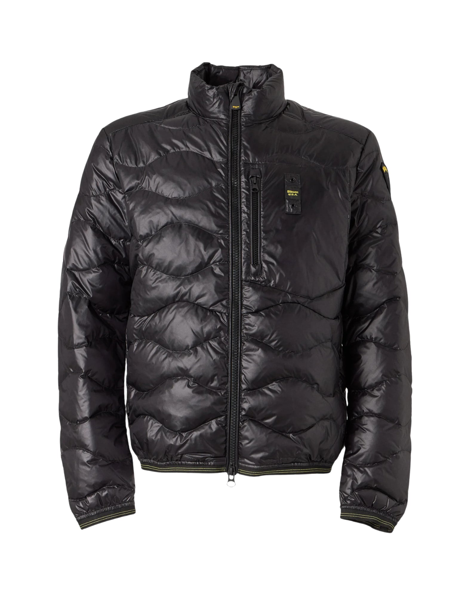 Blauer Daniel Men’s Down Jacket Black – 90/10 Down Fill, Two-Way Zip 26SBLUC03178-006719-CRDS- 999