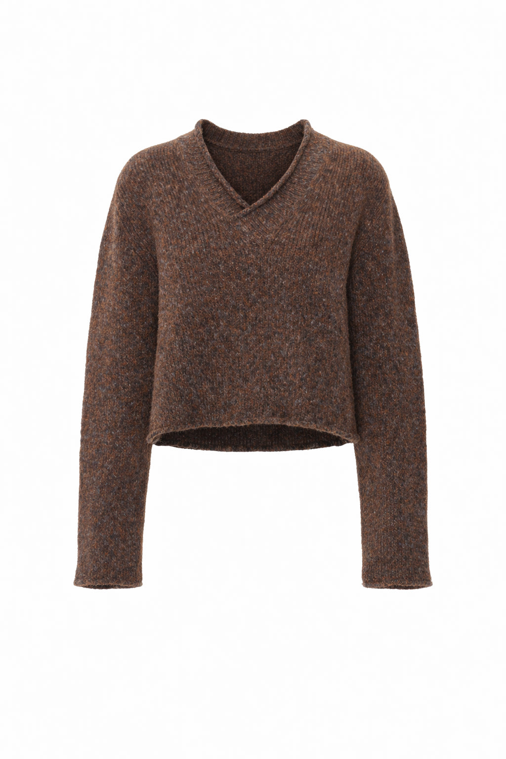 9058 301 BROWN SWEATER - Maglieria - Fabrizio del Carlo