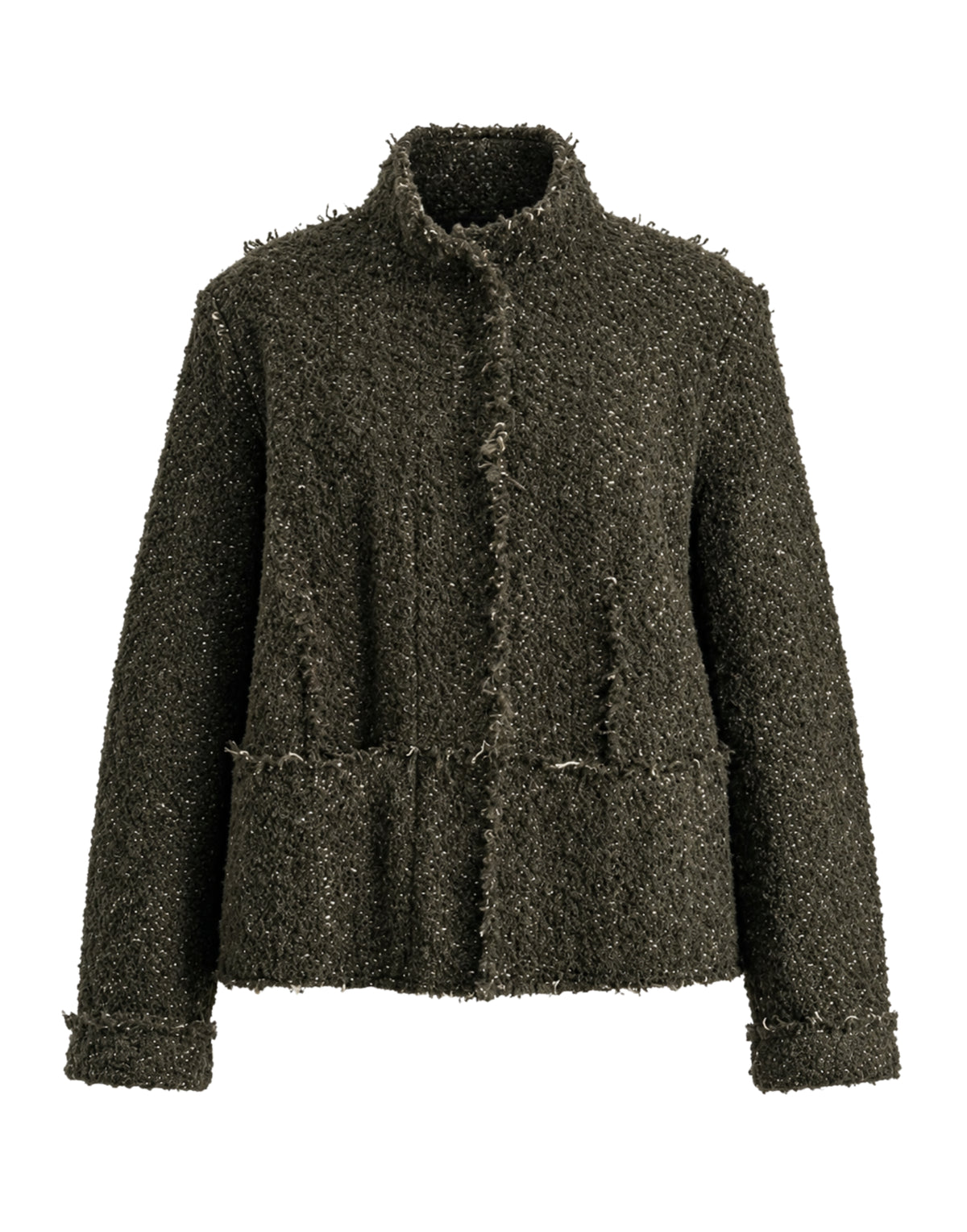 Crop Jacket Dark Green