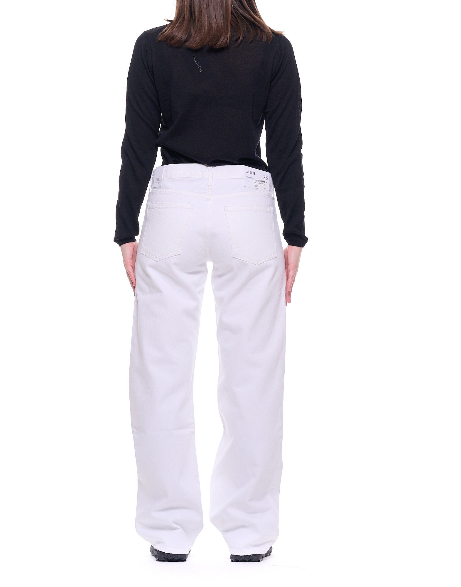 A260 1183 MMELO WHITE MARSHMELLOW PANTS - Pantaloni - Agolde