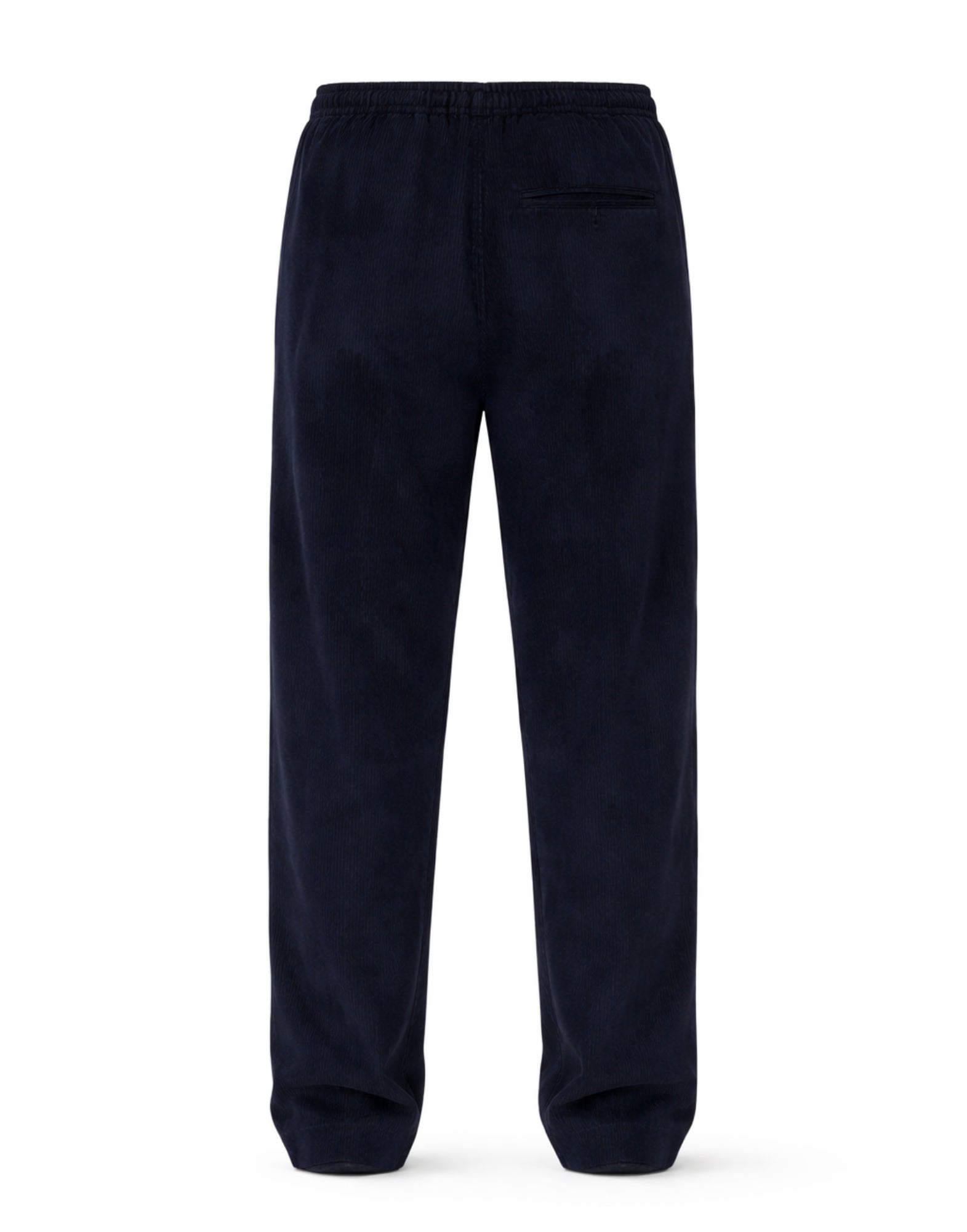 Costumain Men’s Cotton Pants Blue with Elastic Waist Z26 Z0011 PANAMA PARCEL BLUE-BLACK