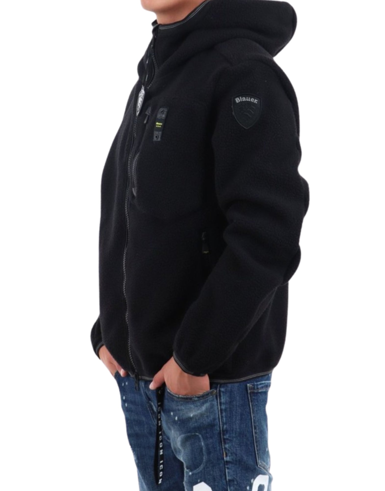 25BLUC04349 999 BLACK JACKET - 지아체 - Blauer