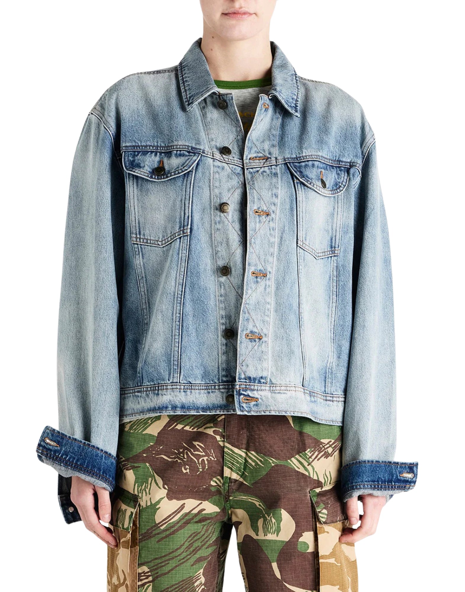 Jacket man DUP256113 STI SISSYPHEAN STONEWASHED INDIGO Deus Ex Machina