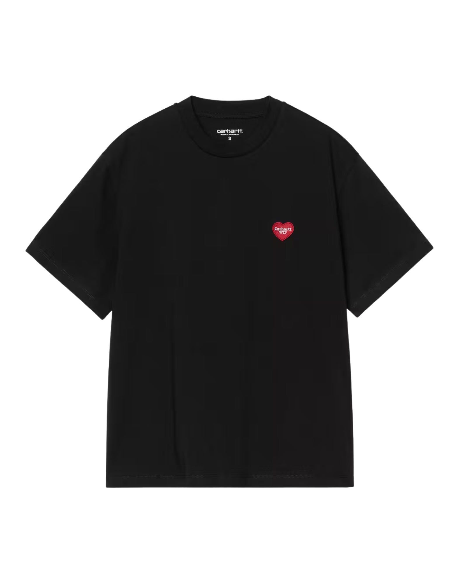 T-shirt woman I032318 1V2XX BLACK HEART PATCH T-SHIRT CARHARTT WIP