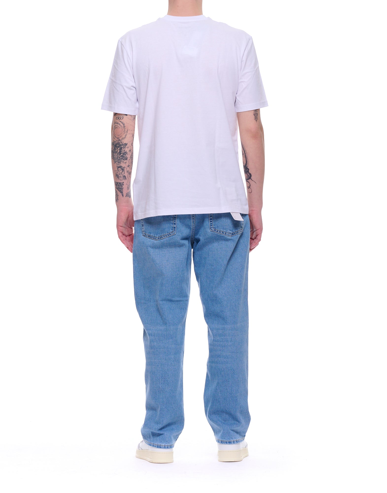 Pantalón vaquero Austin Straight de cinco bolsillos de Telacruda en azul claro TNPT0009- DE0038B 2621 LAV.