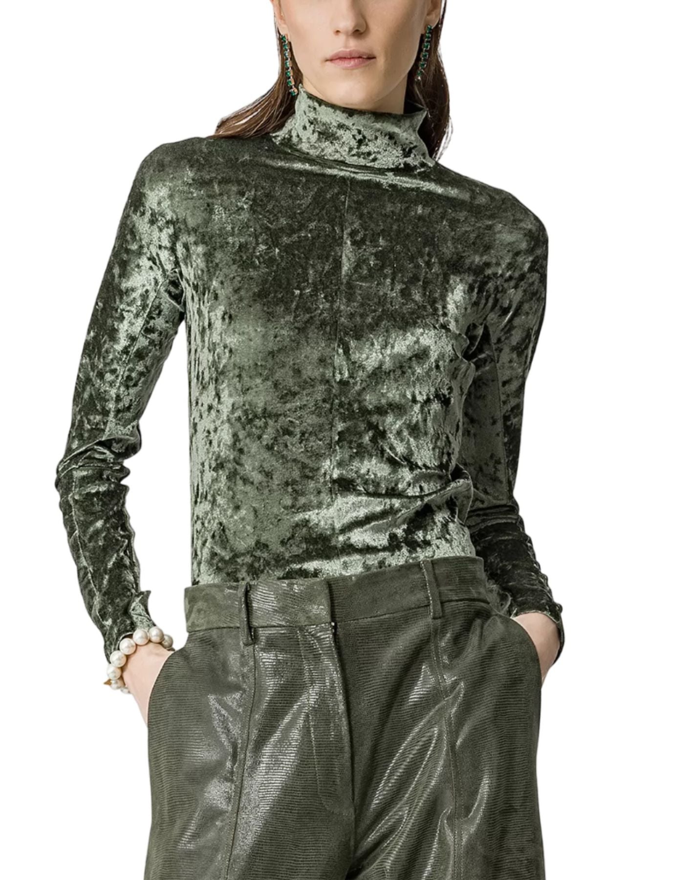 T-shirt woman 12909 MY T-SHIRT OLIVE FORTE_FORTE