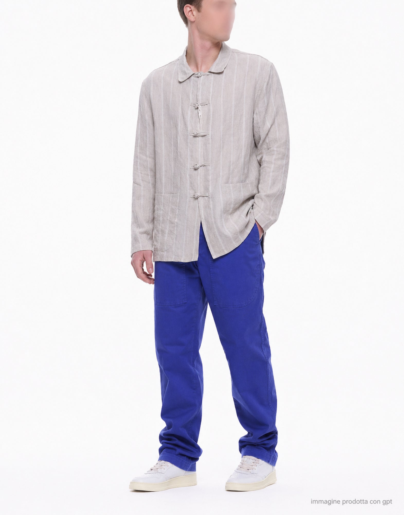 East Harbour Surplus Cunart Grey Linen Jacket CUNART 273 GREY