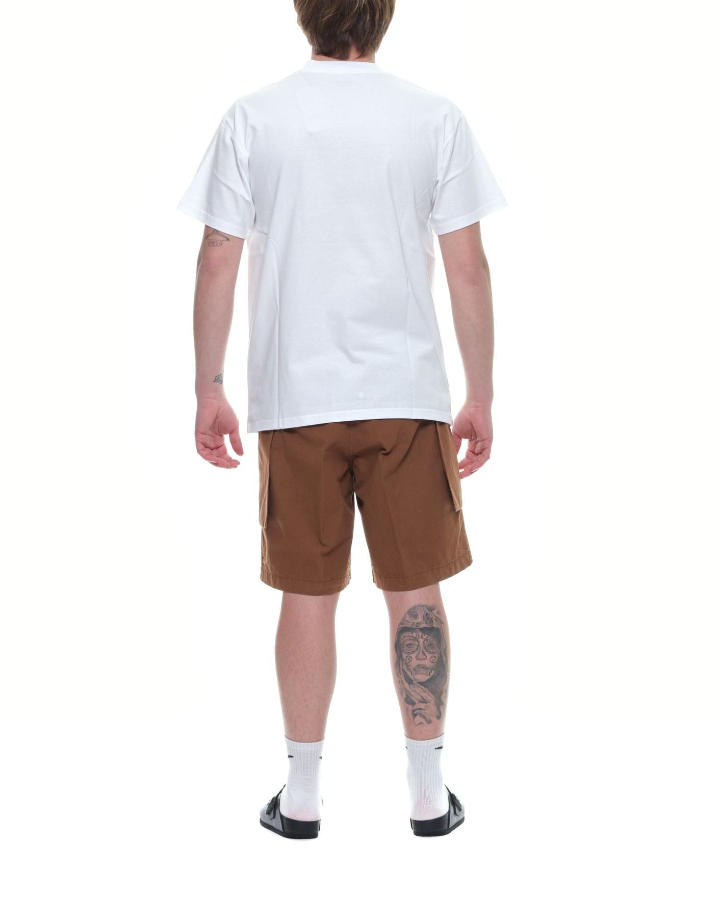 T-shirt pour l'homme I033160 T-shirt goutte à goutte blanc CARHARTT WIP