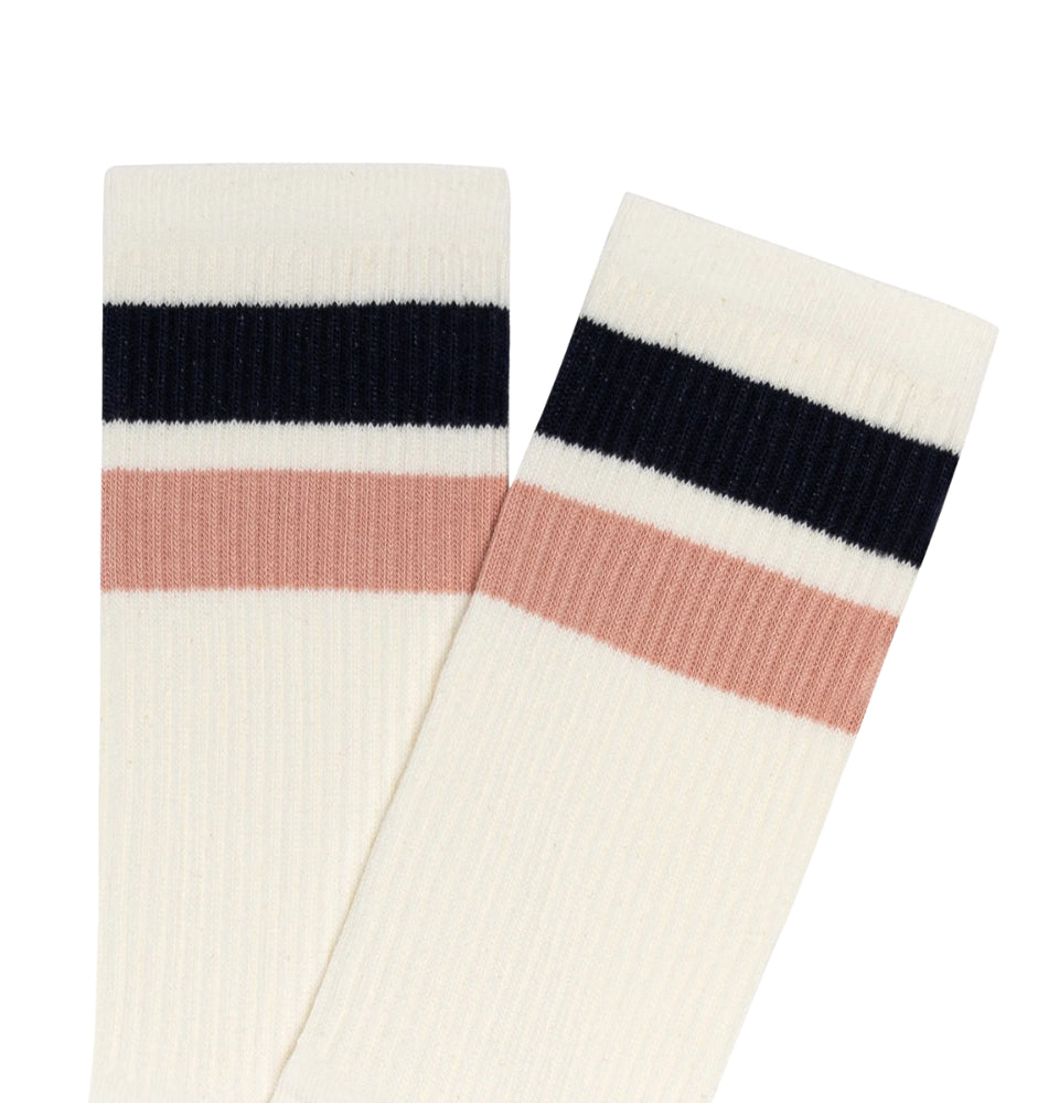 Socks unisex SOPU R8S8 SOCKS MAIN UNISEX STRIPES CREAM/POWDER Autry
