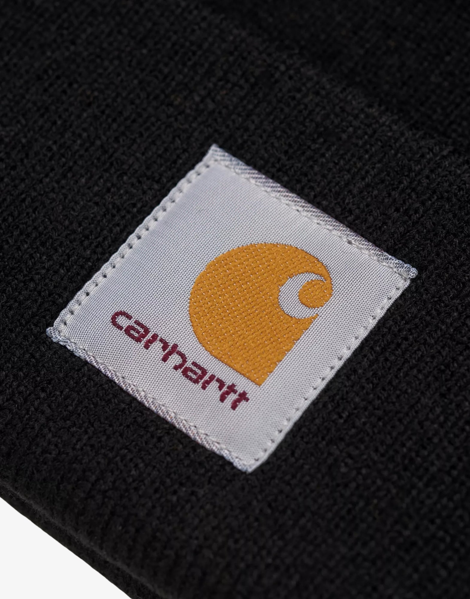 Hat unisex I017326 89XX SHORT WHATCH BLACK HAT CARHARTT WIP