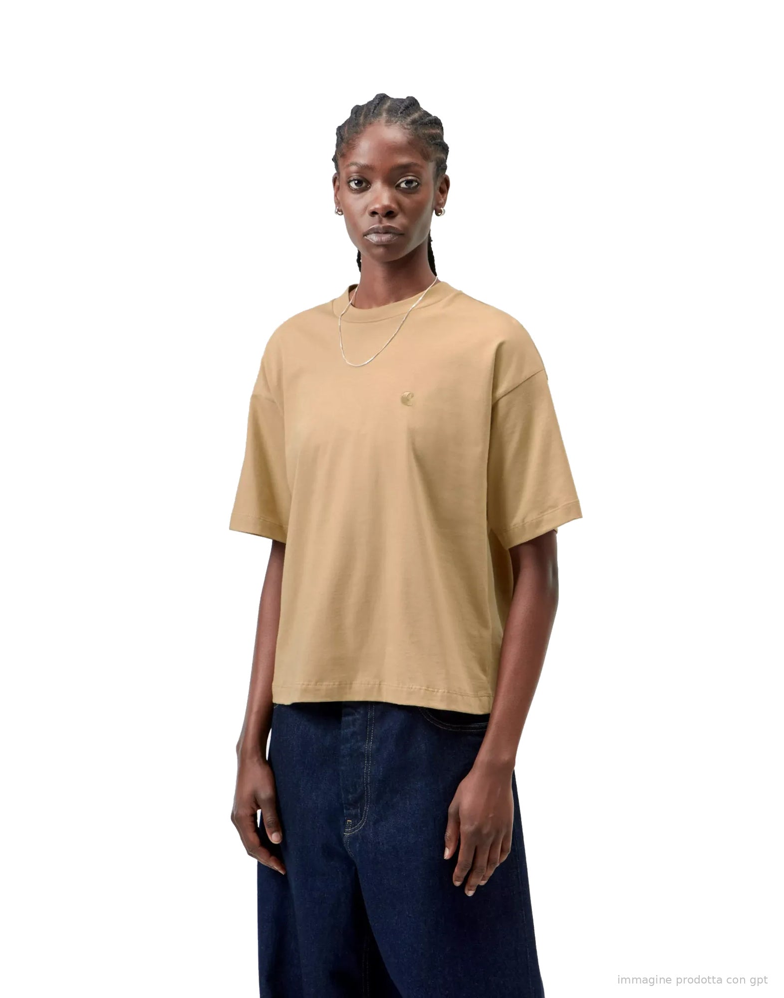 Chester T-Shirt Organic Cotton Single Jersey Dusty H Brown