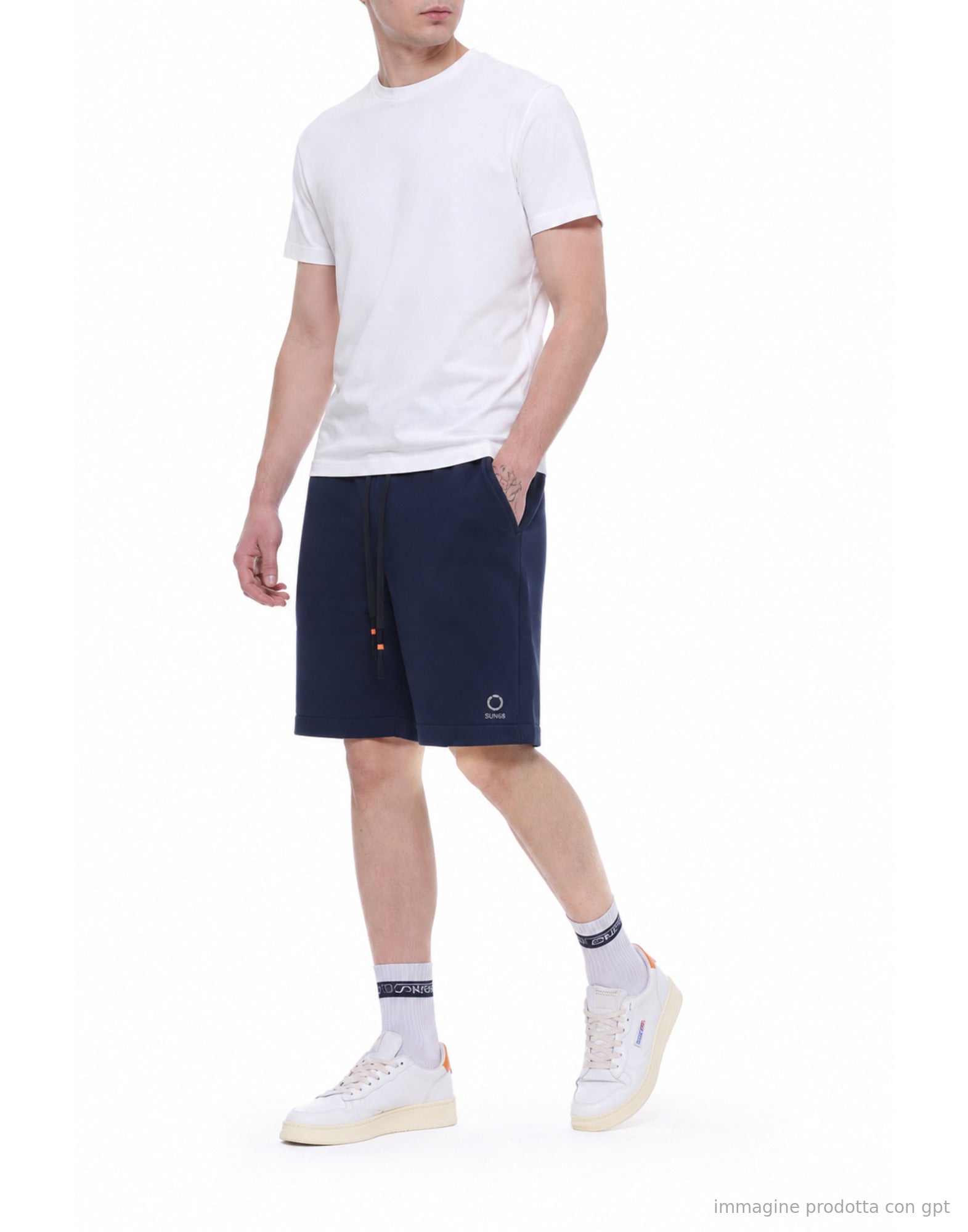Suns Ale Shorts deportivos Hombre Algodón Azul oscuro BFS61003U V3 DARK BLUE