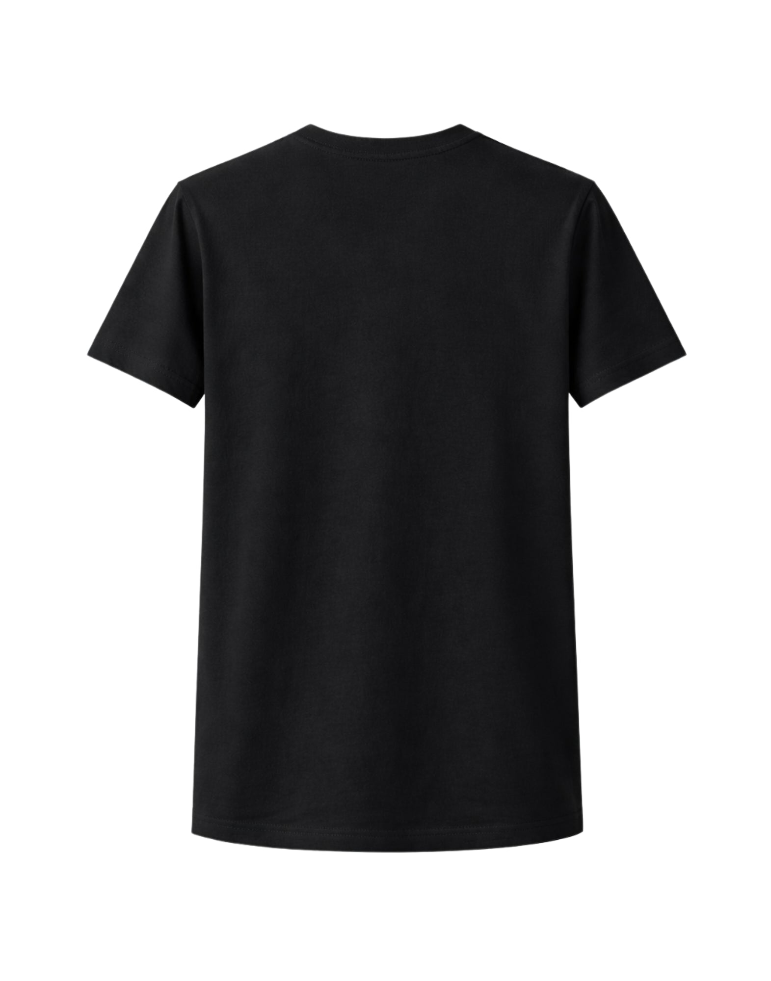 Majestic Filatures T-shirt en coton pour hommes, noir, col rond, coupe régulière, M296, HTS022 003