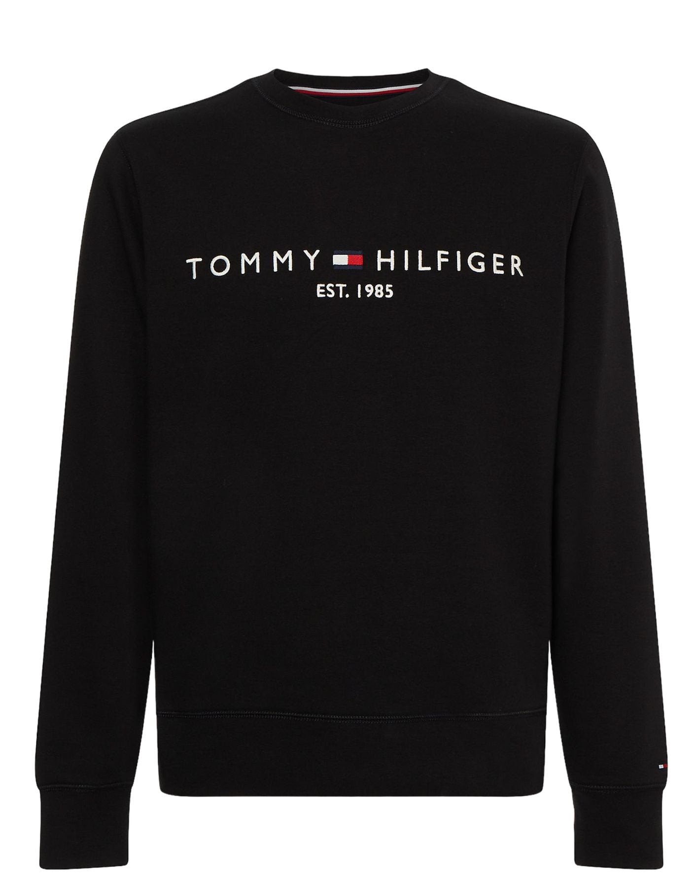 스웨트 셔츠 맨 MW0MW11596 BDS 블랙 TOMMY HILFIGER