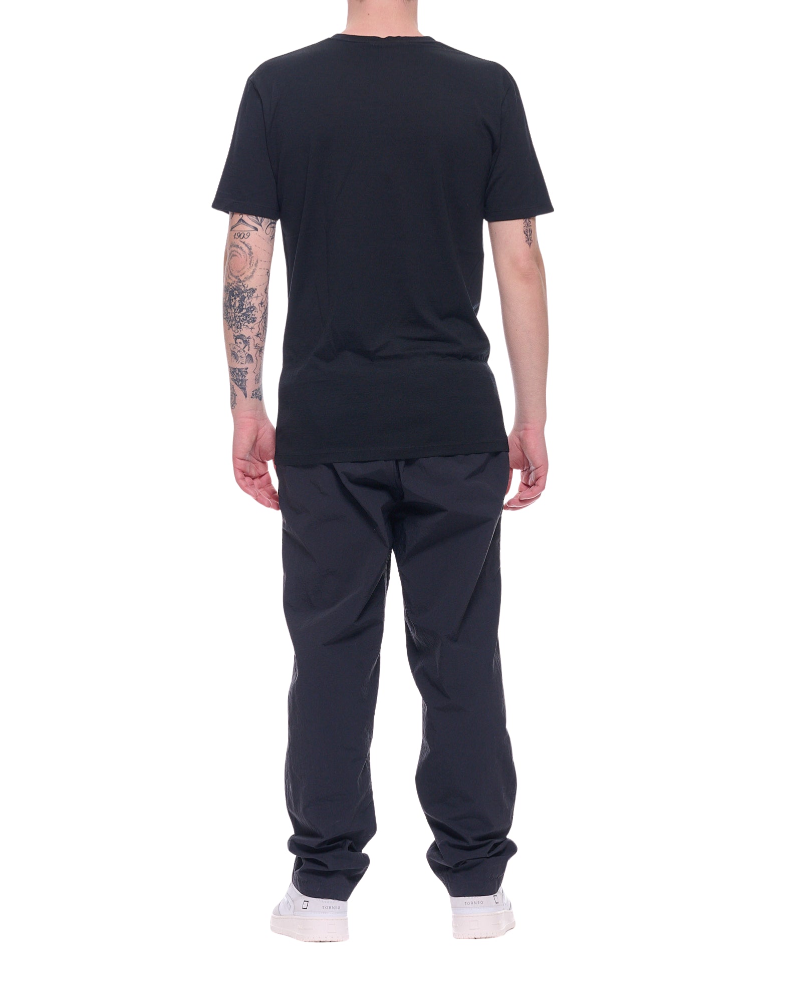 Albeni 1905 Wool T-Shirt – Black MAGLIA LANA NERO ALBENI