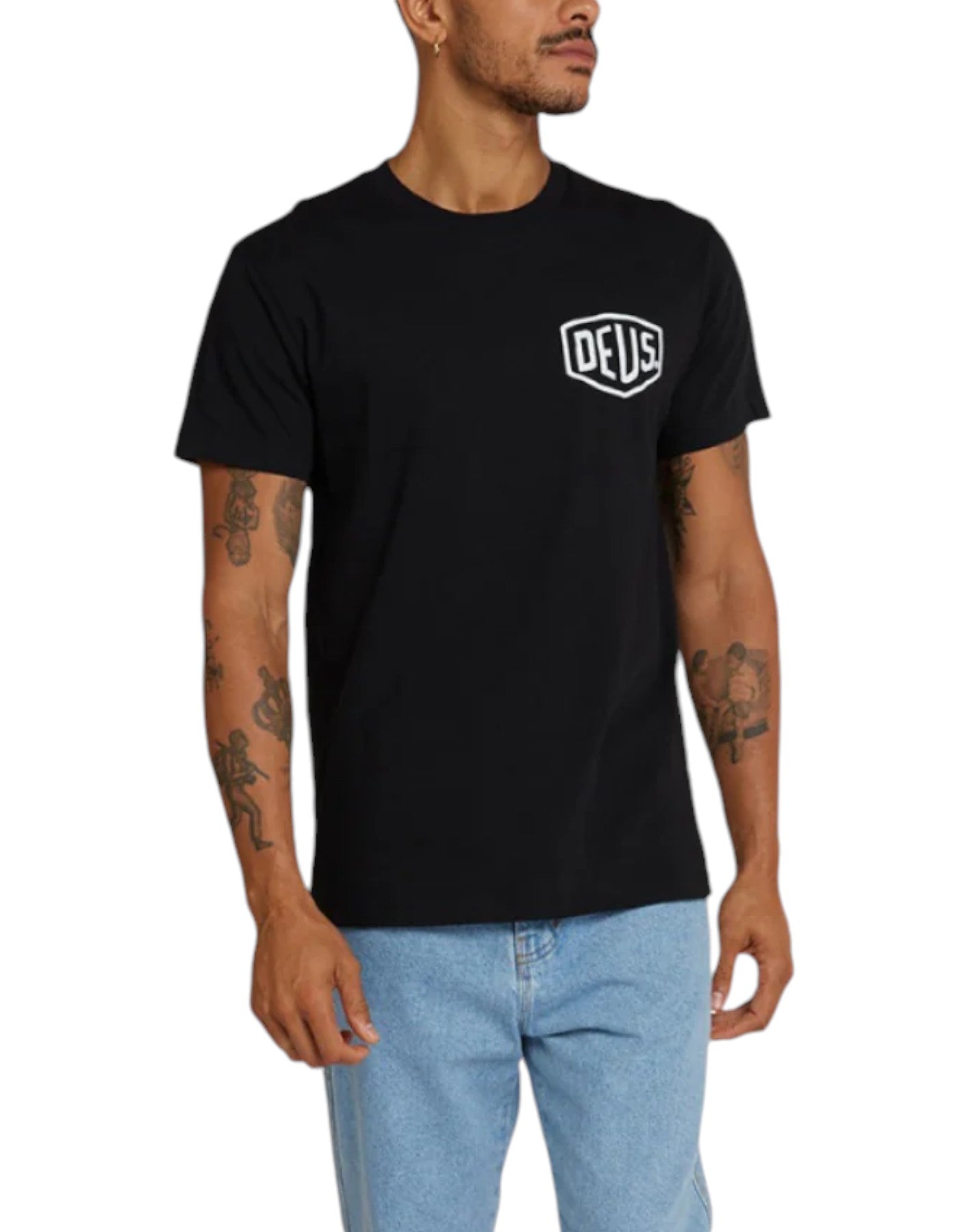 T-shirt Man DMW41808Z BIARRITZ BLACK Deus Ex Machina