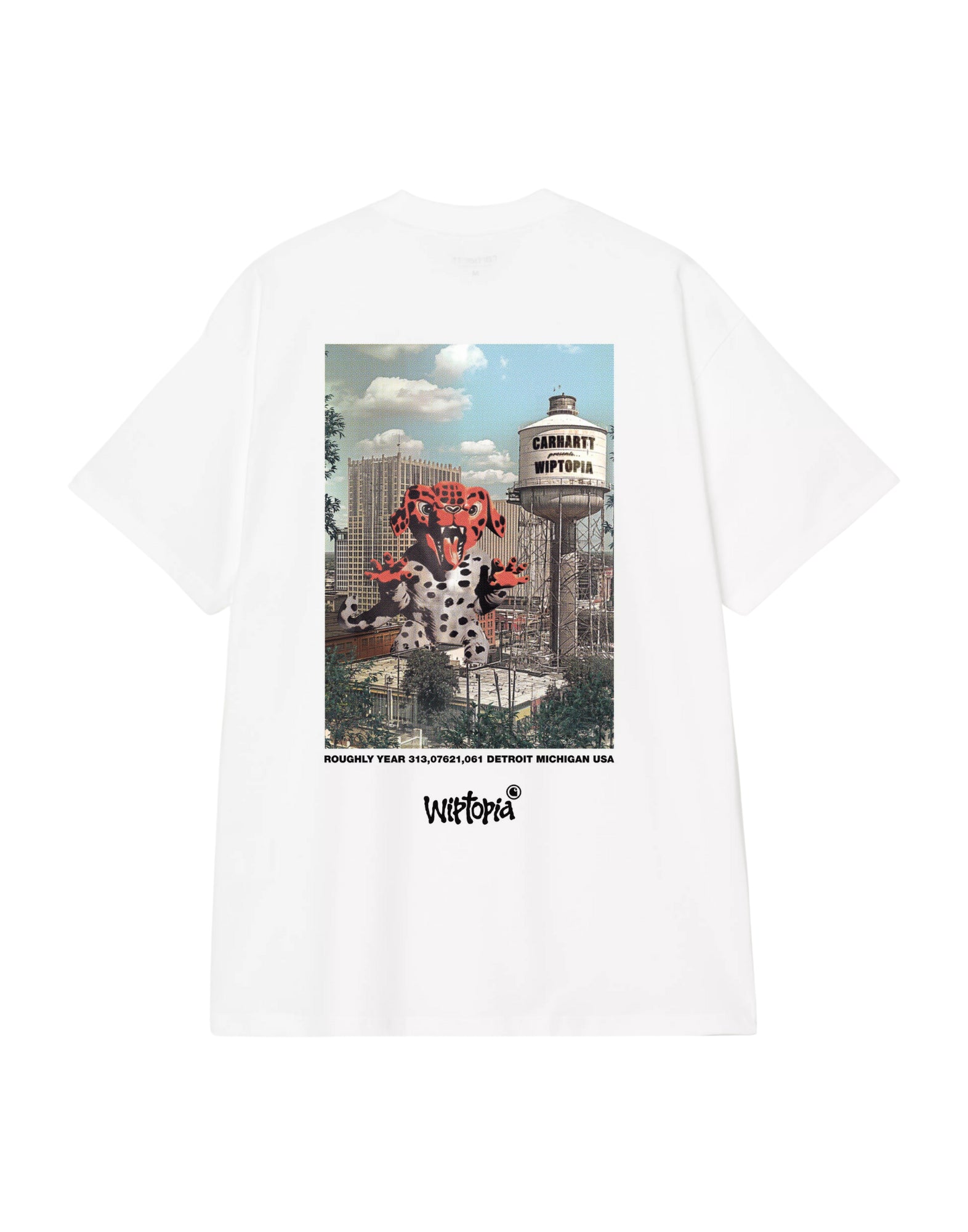 T-shirt man I035492 02XX WIPTOPIA T-SHIRT WHITE CARHARTT WIP