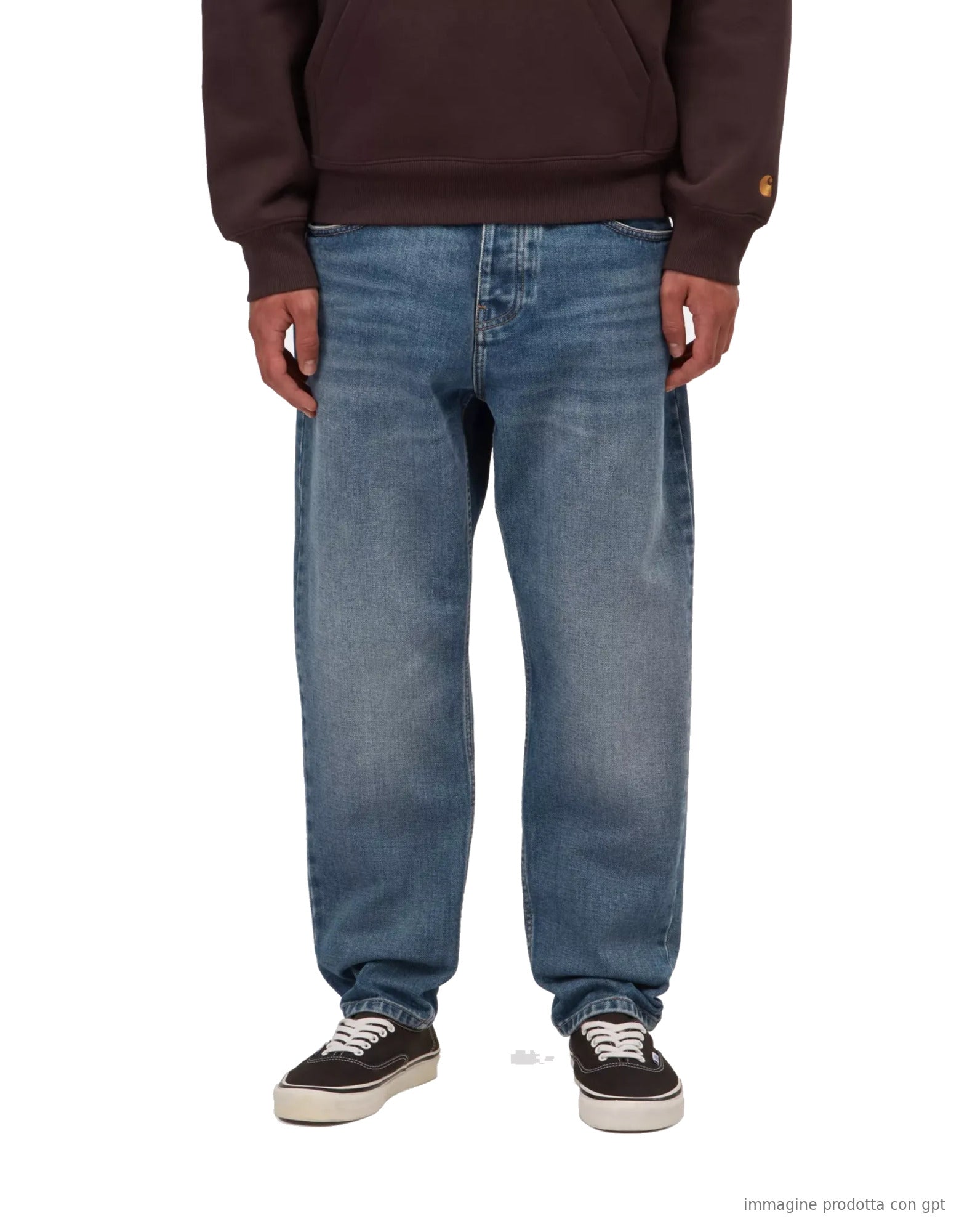 Newel Pant Blue dark used wash