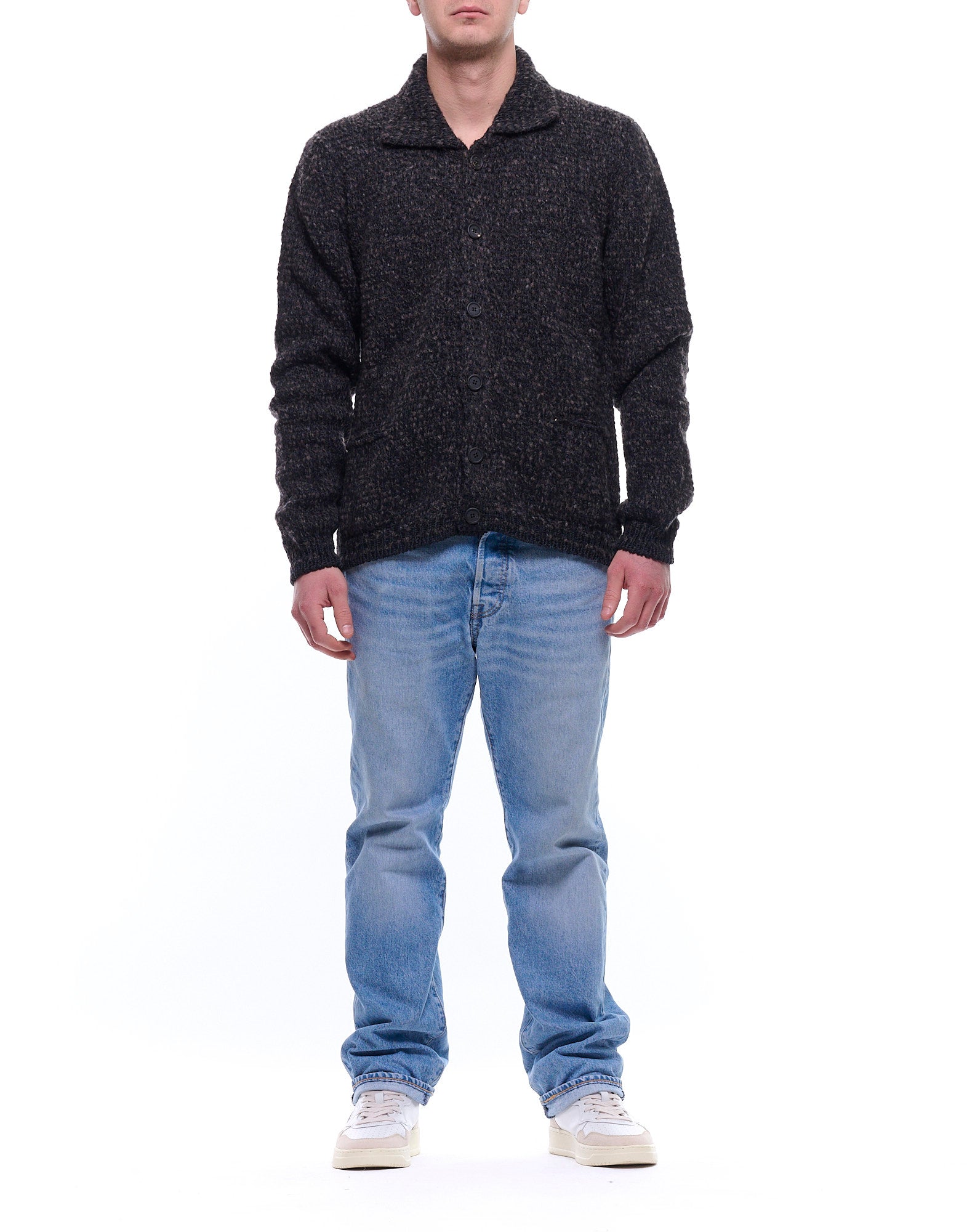 5007 33 BROWN WOOL SHIRT - Maglieria - Fabrizio del Carlo