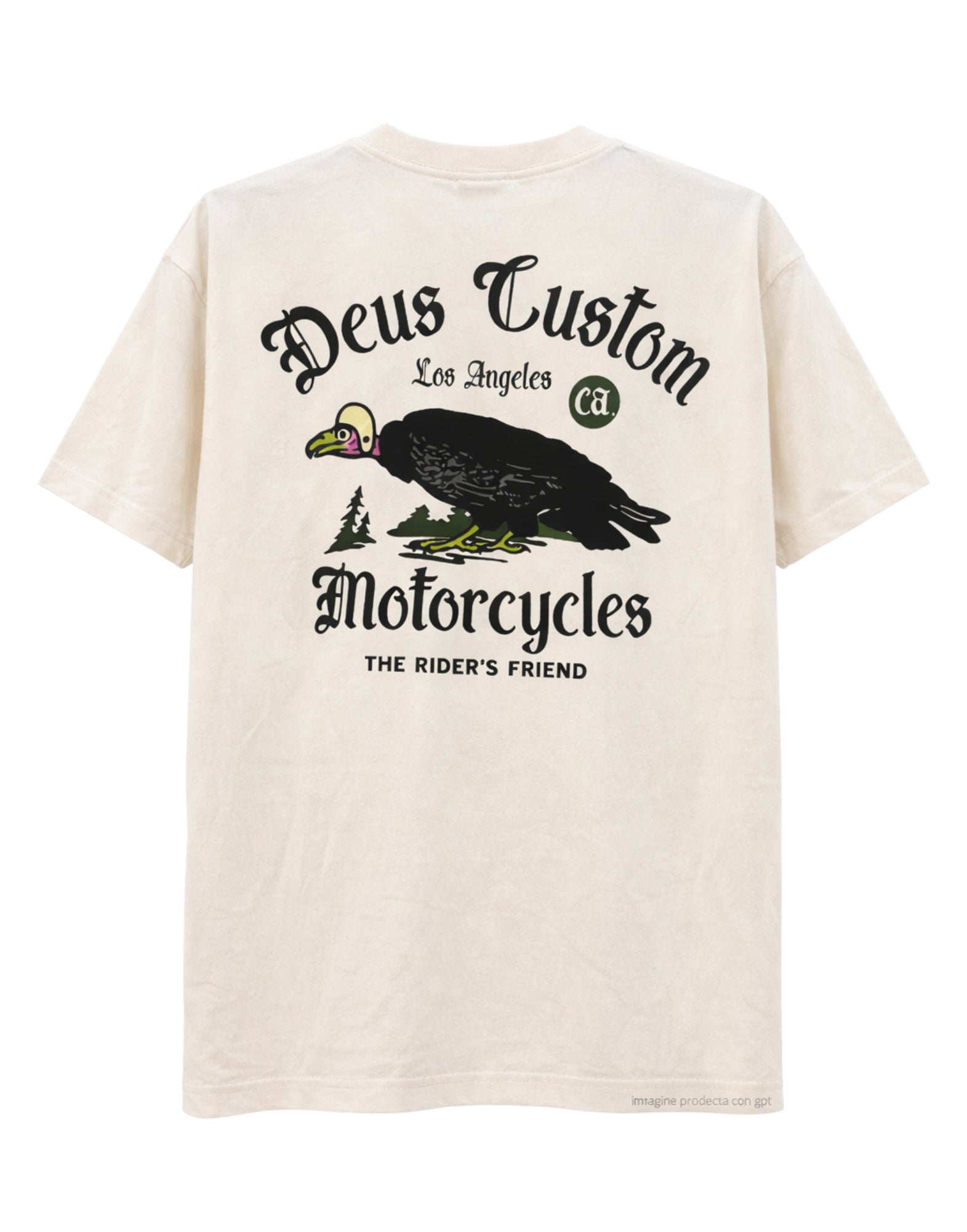 Deus Ex Machina Beep-Beep Cotton T-Shirt Dirty White Men’s D261MTS323012090