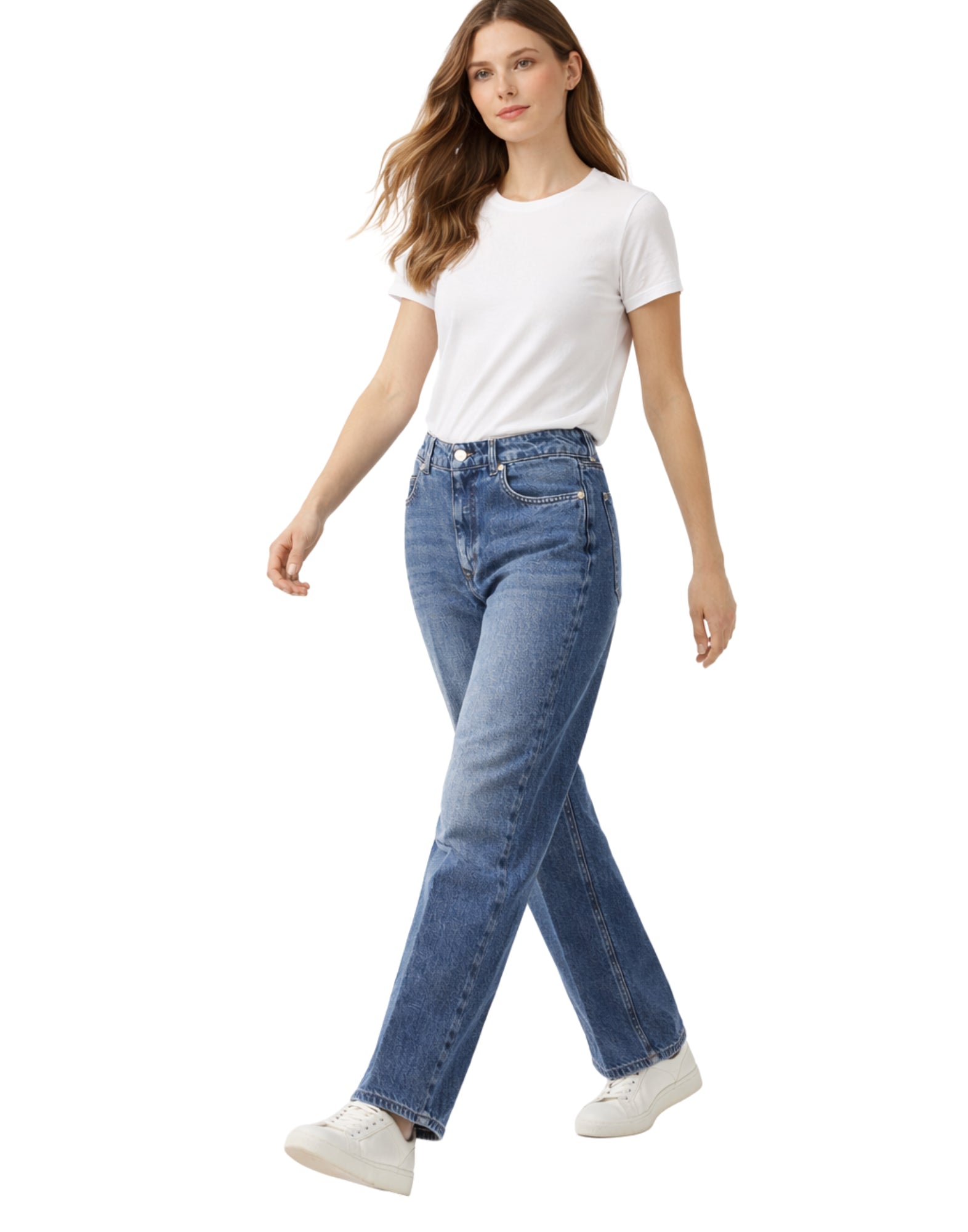 Nine in the Morning Franca Trumpet Trumpet Jeans in Blue Denim for Women FRA01 FRANCA PANT