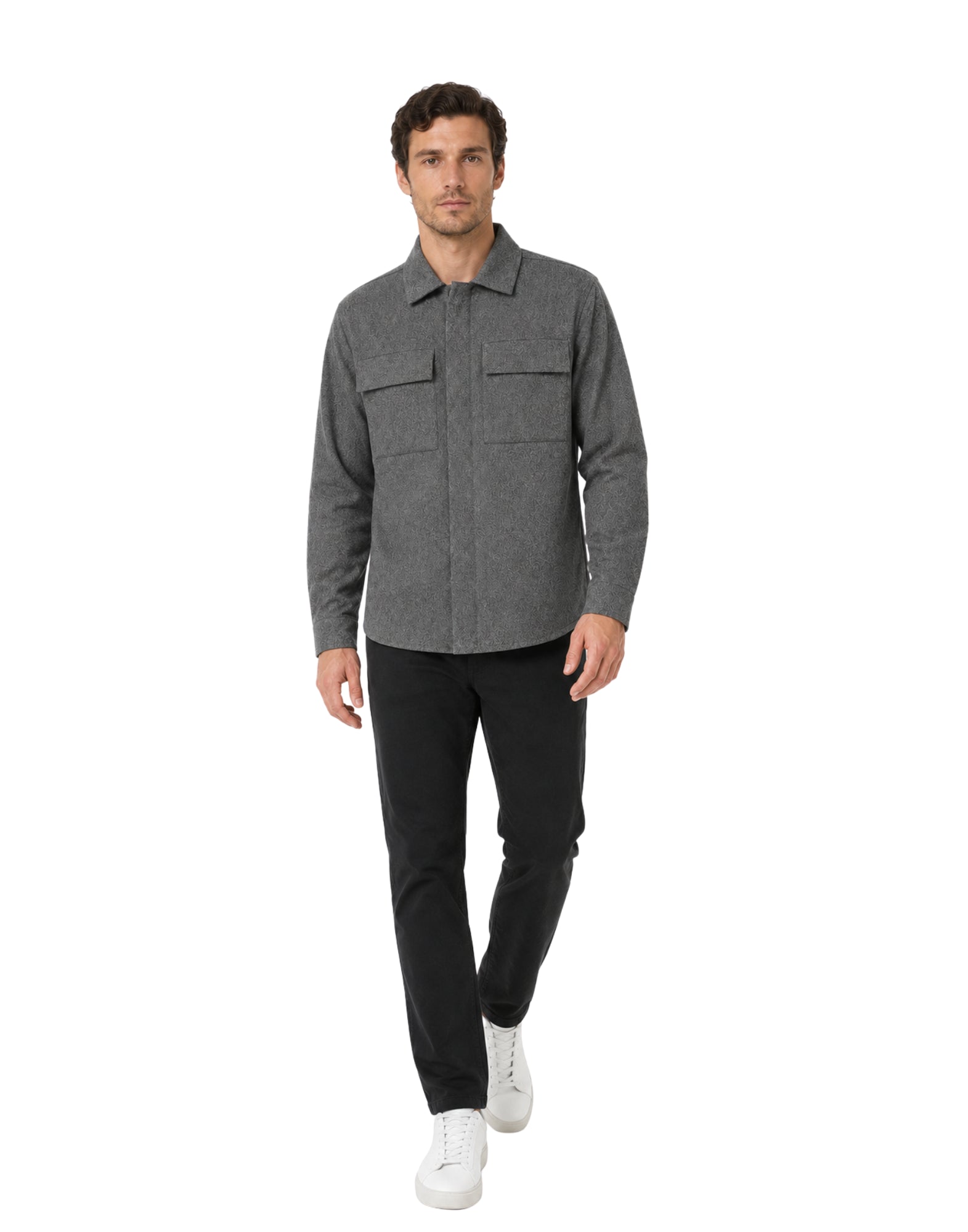 Freud Shirt Jacket Grey