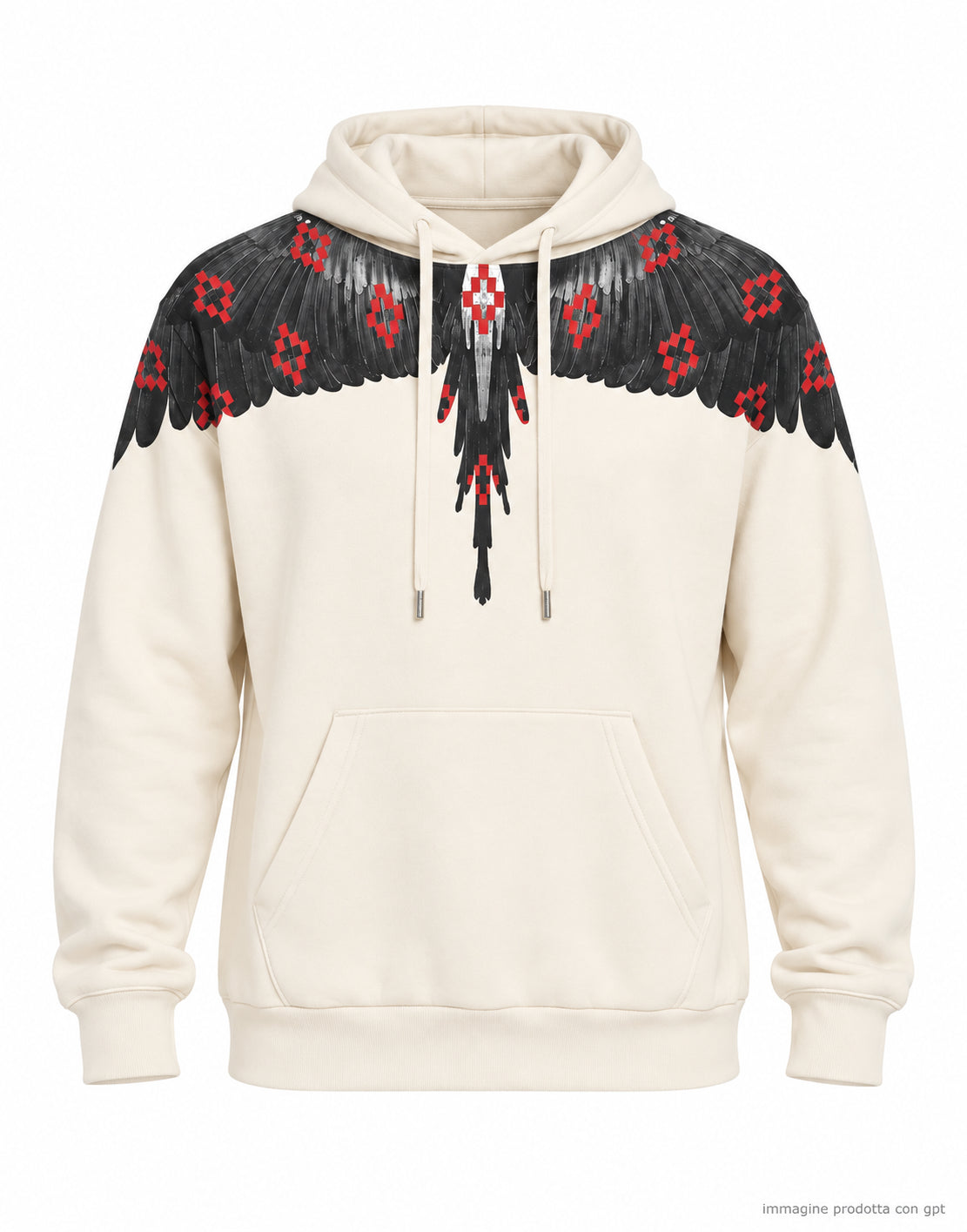 Hoodie Man Coconut - Logo bird