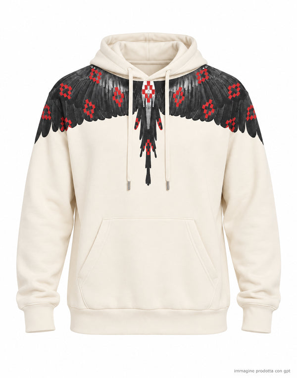 Hoodie Man Coconut - Logo bird