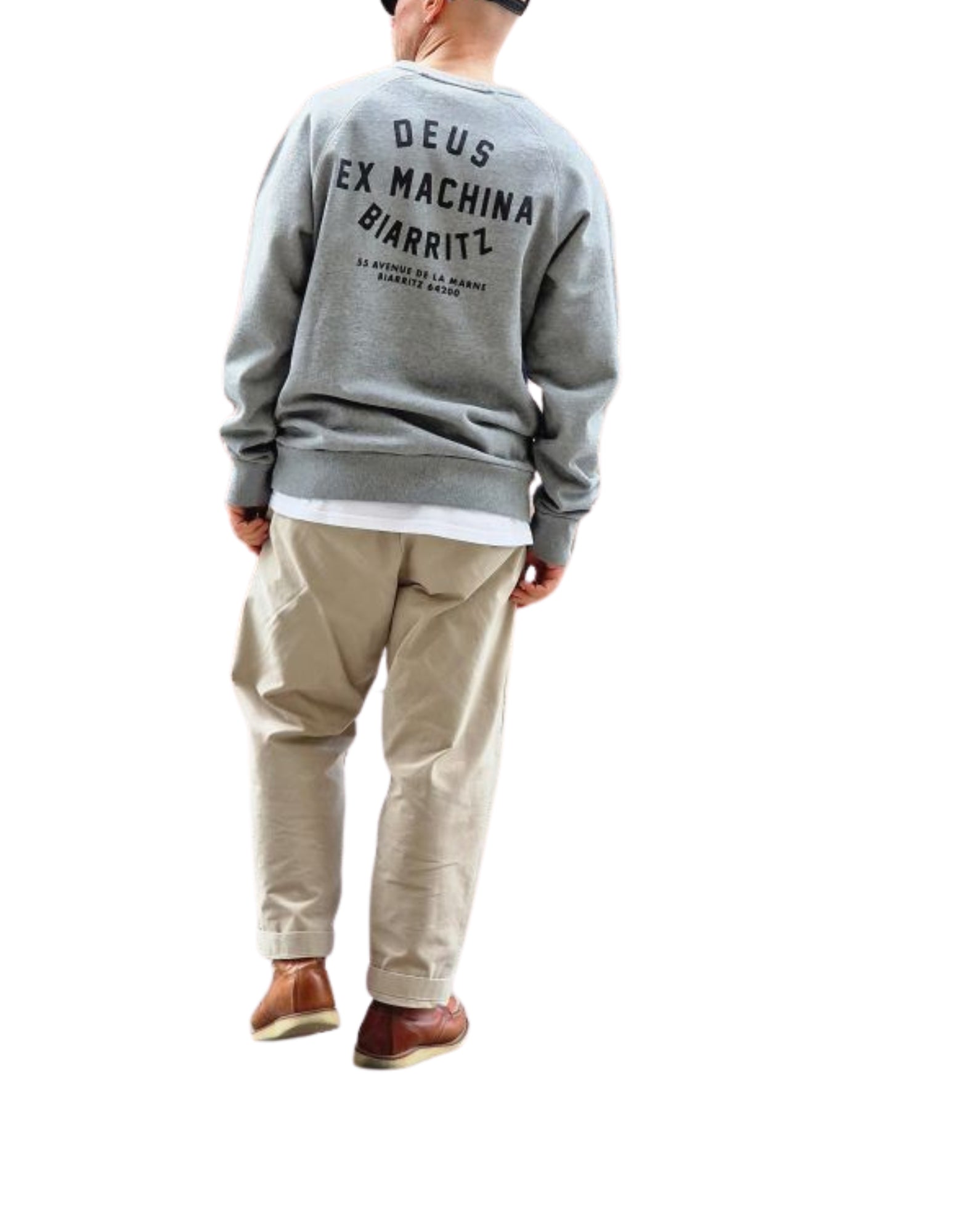 48259F GRM GREY BIARRIZ CREW - Maglieria - Deus Ex Machina