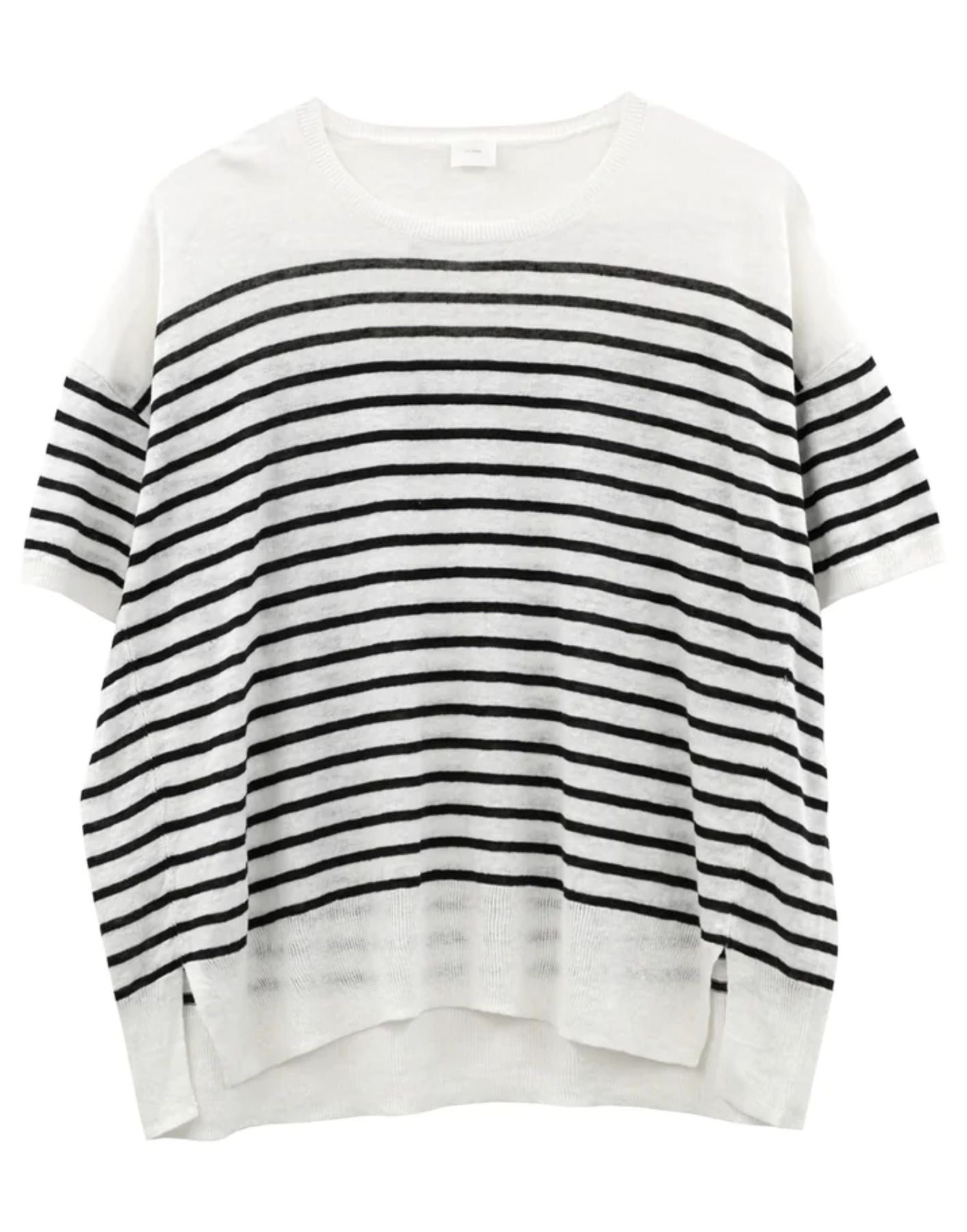 T-shirt femme CT24131 blanc / gris C.T. plaque