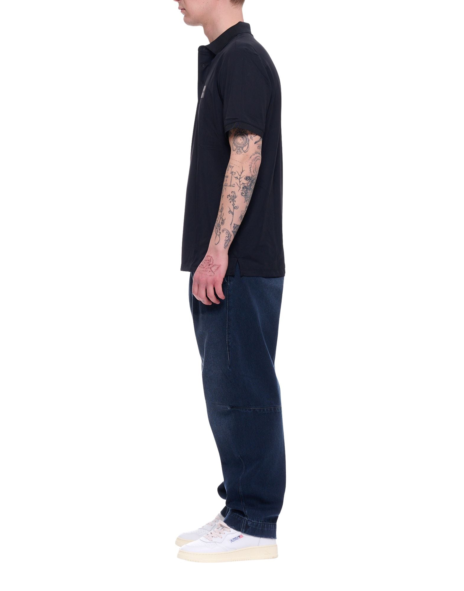 Outhere Polo de hombre NYX Black Regular Fit Short Manga Poliamida Mezcla De Elastano 4652M305B128-26046 1749 NYX