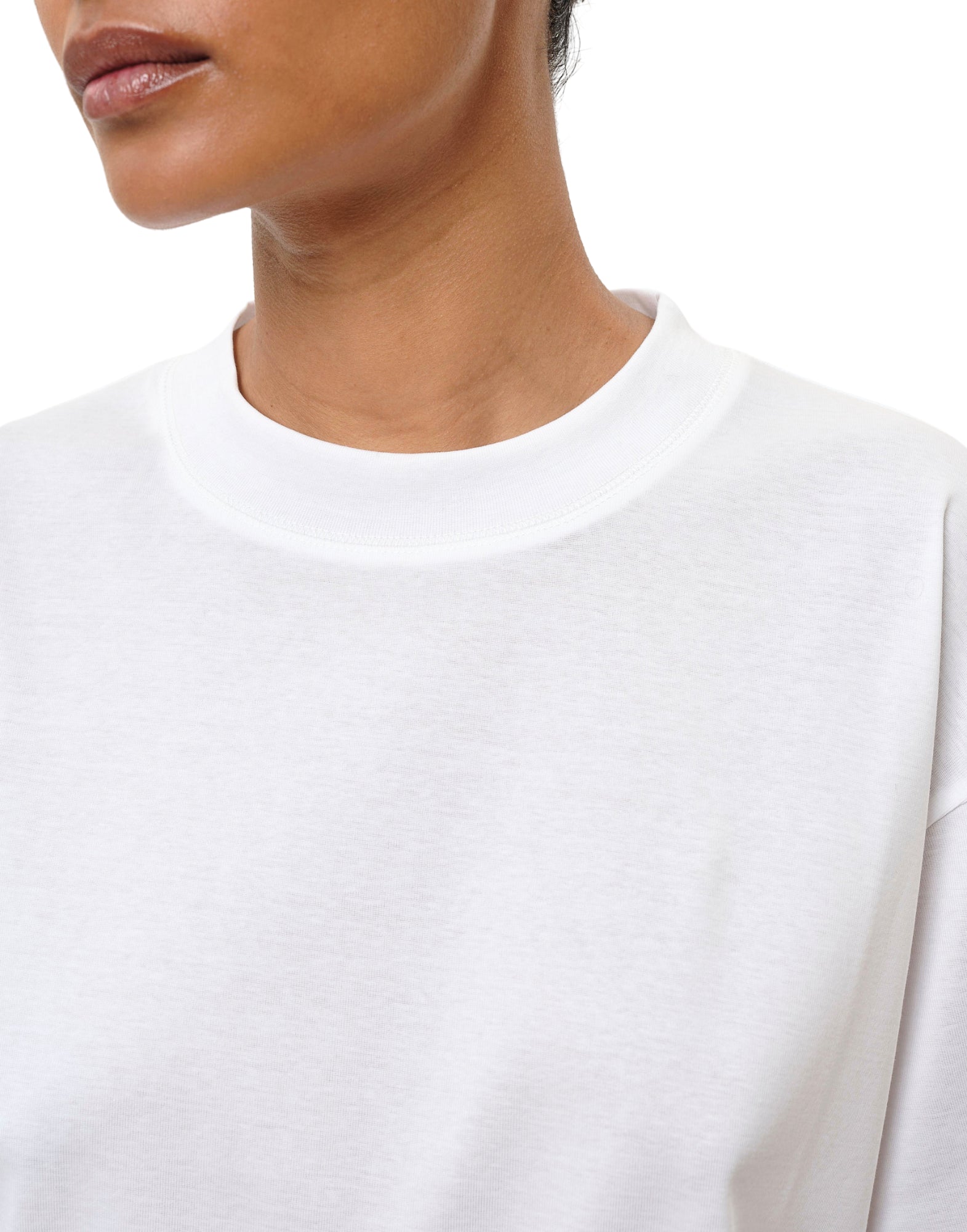 T-shirt woman 5580152 002 LARSSON WHITE Herskind