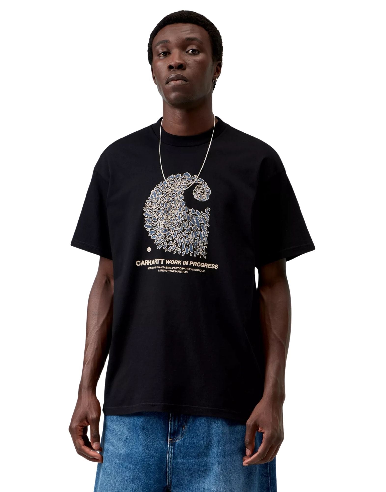T-shirt « Entrance » printemps-été, noir