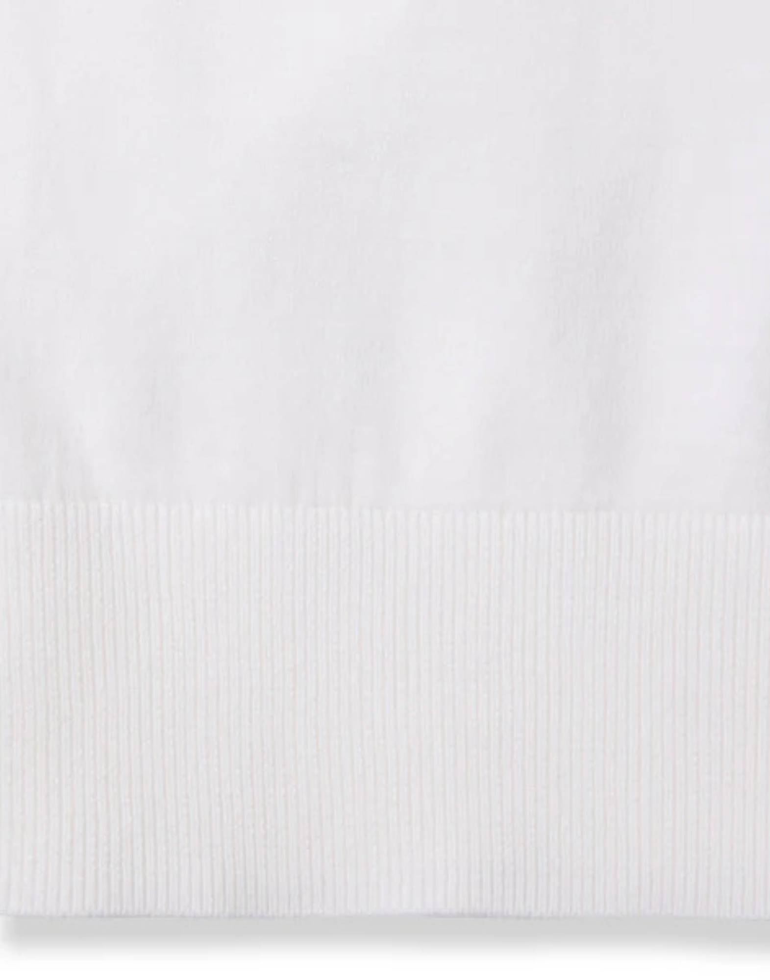 Paolo Pecora 16-Gauge extrafin bomull med rund halsringning med kontrastkanter T-shirt F041-4545-1102 VIT T-SHIRT