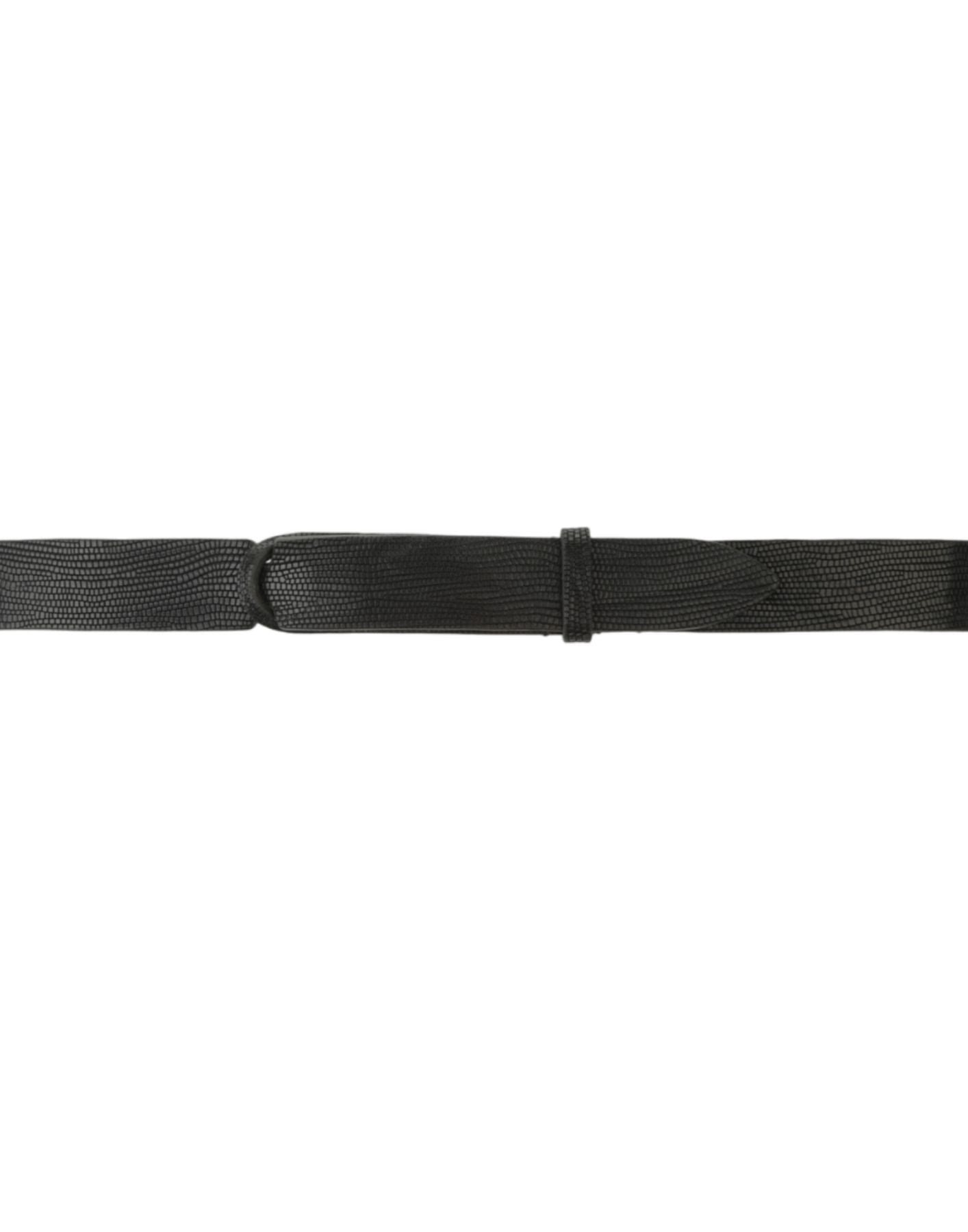 Belt man NB0099 LIZARD NERO ORCIANI