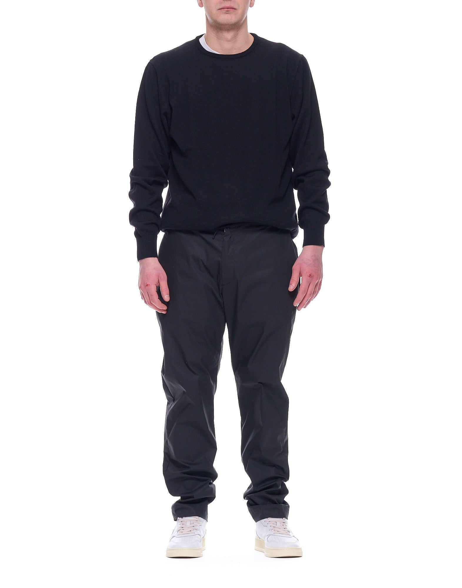 Joggy Yoga Pants Cotton Blend Black Regular Fit YO69 YOGA P02 NERO