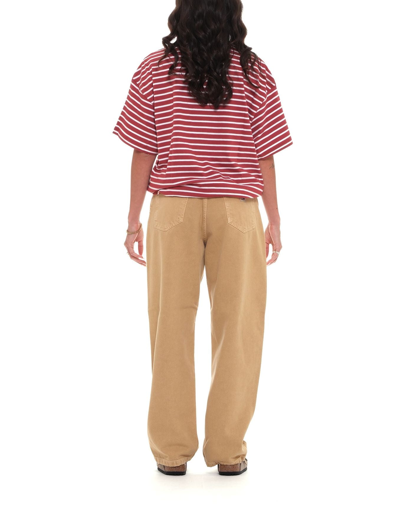 Pants for woman I033746 1YH4J BOURBON STONE DYED CARHARTT WIP
