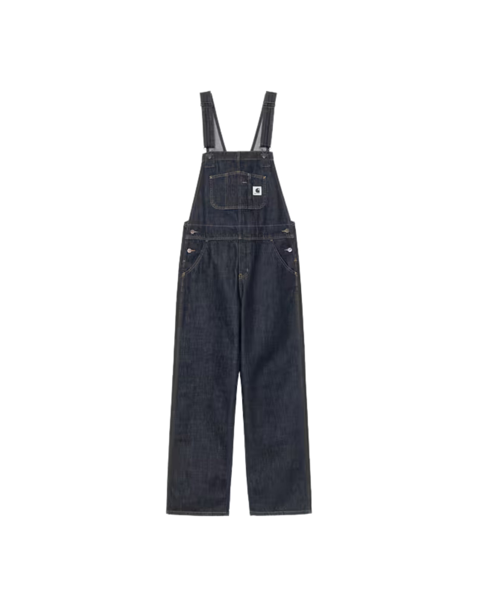 Carhartt WIP Women’s Bib Overall Straight Denim Blue Rinsed I036597 0102